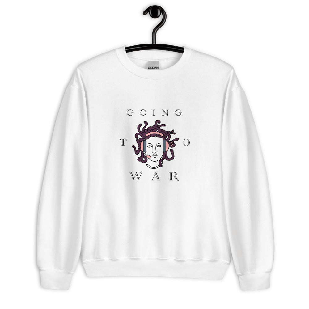Going to War | Unisex Sweatshirt | Feminist Gamer Threads and Thistles Inventory