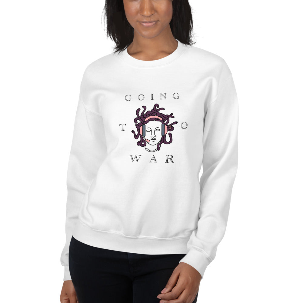 Going to War | Unisex Sweatshirt | Feminist Gamer Threads and Thistles Inventory