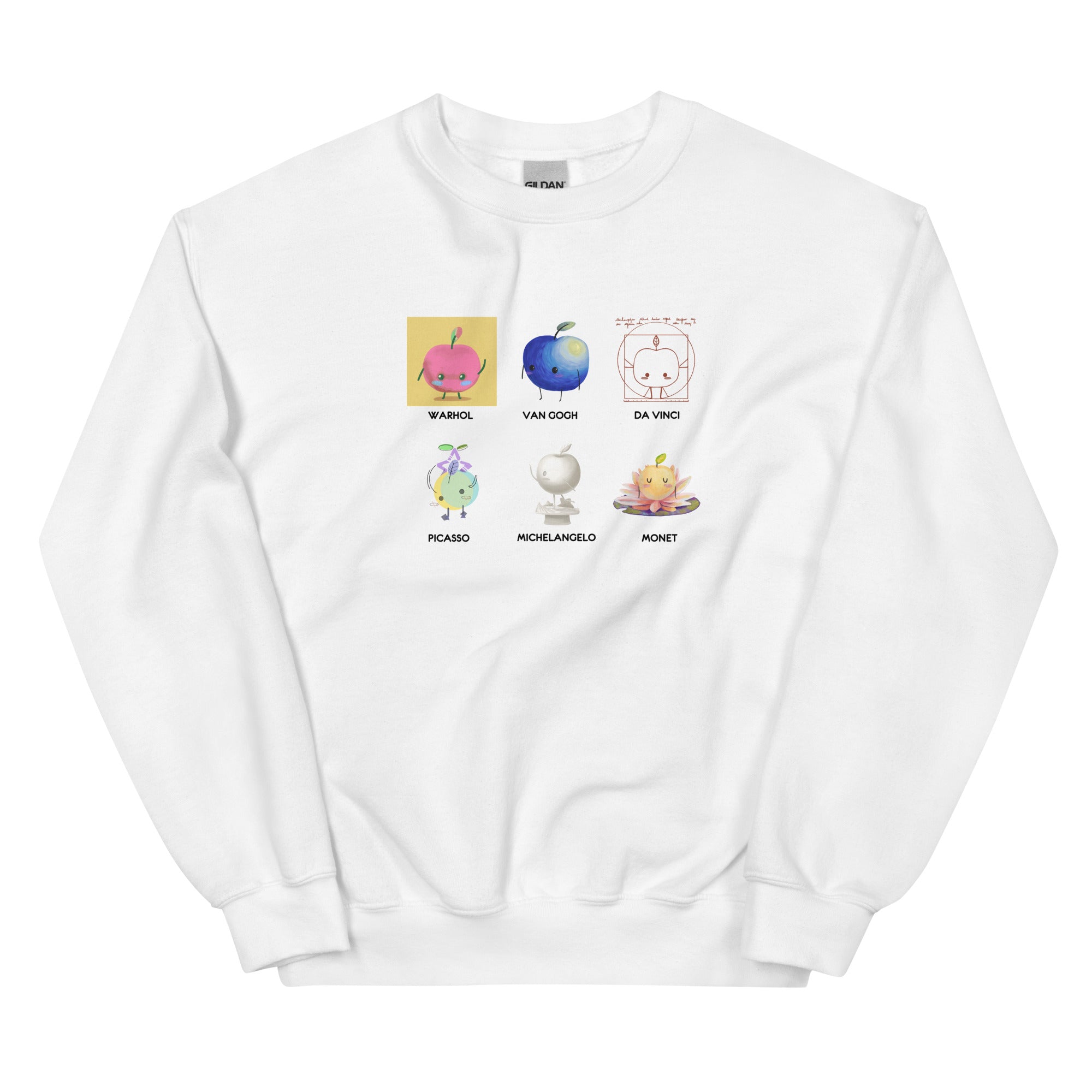 Junimo Artists | Unisex Sweatshirt | Stardew Valley Threads and Thistles Inventory White S