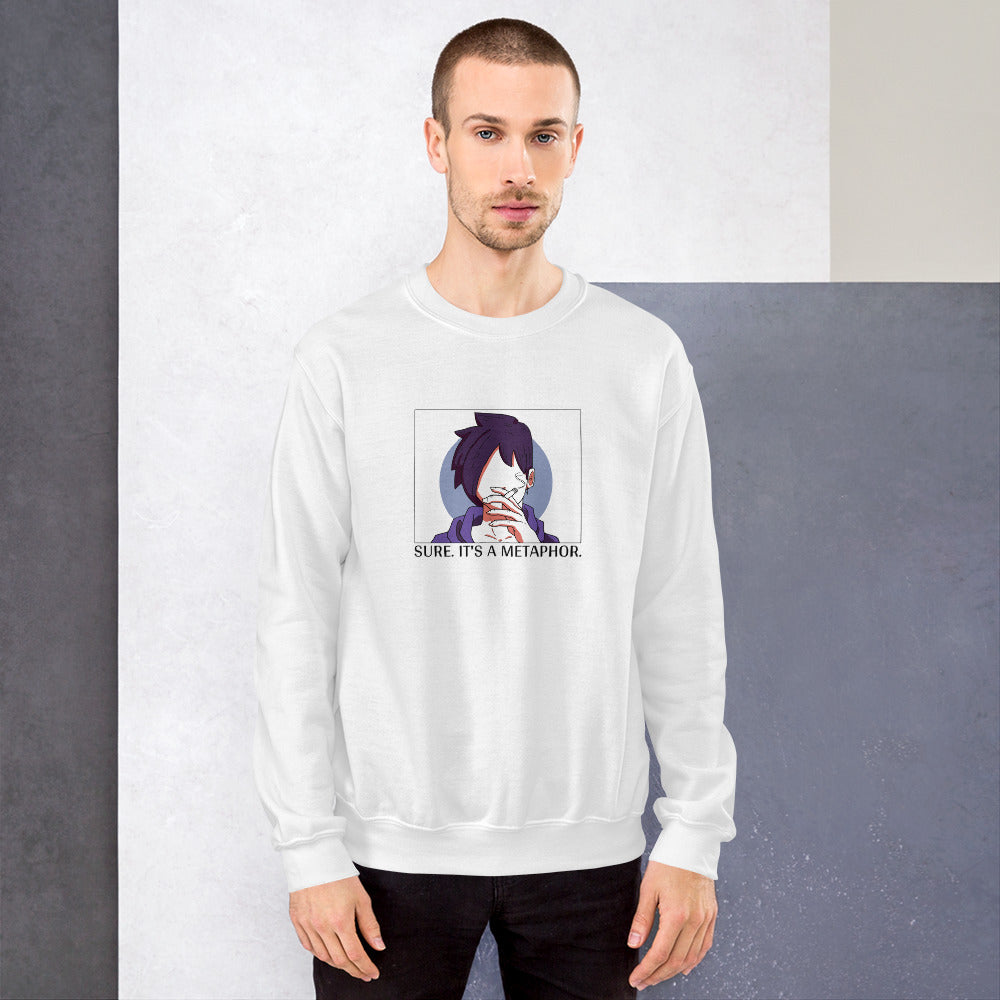 Sebastian's Metaphor | Unisex Sweatshirt | Stardew Valley Threads and Thistles Inventory