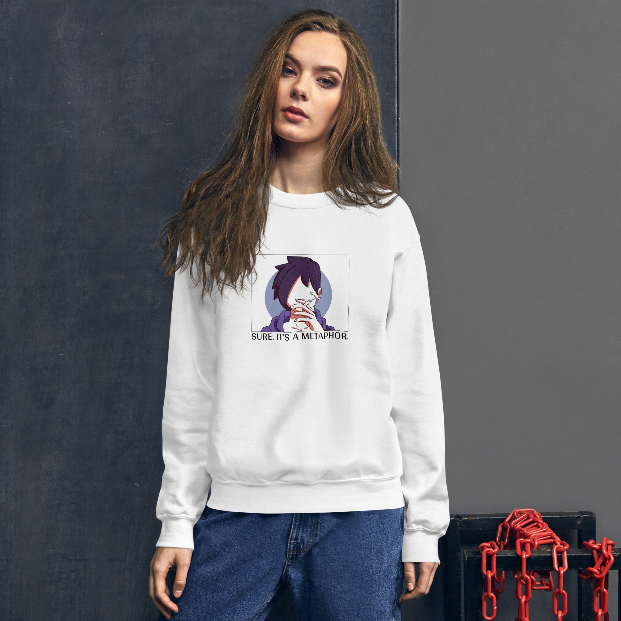 Sebastian's Metaphor | Unisex Sweatshirt | Stardew Valley Threads and Thistles Inventory
