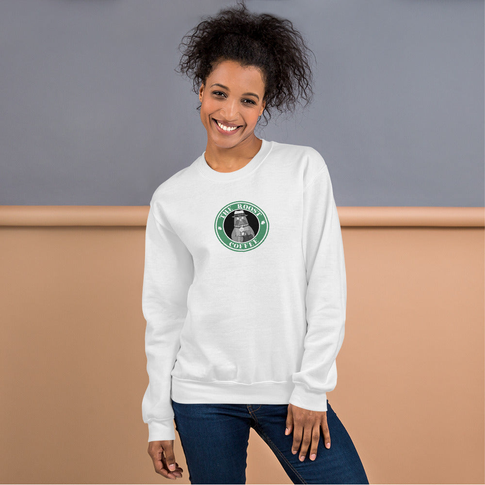 The Roost Coffee | Unisex Sweatshirt | Animal Crossing Threads and Thistles Inventory