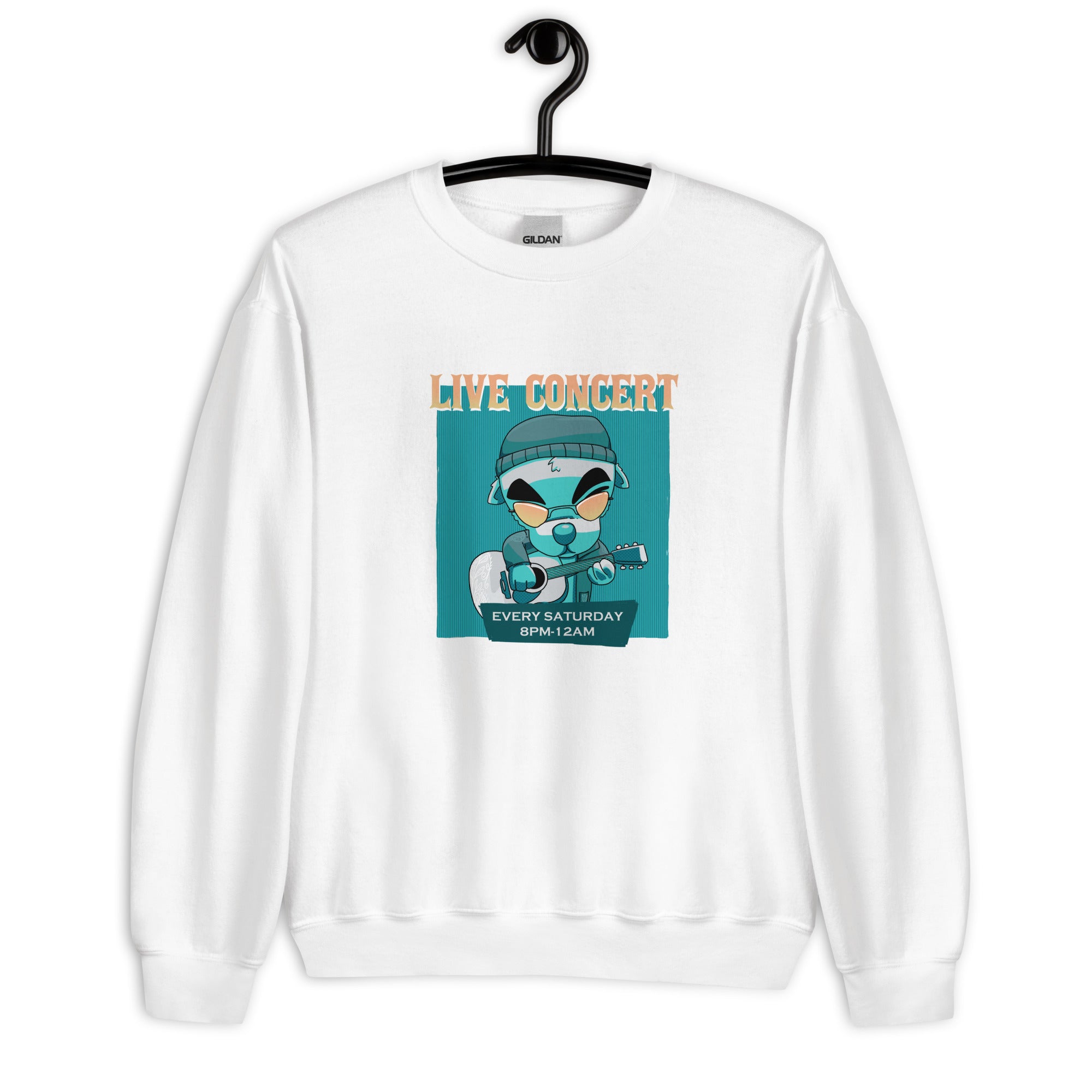 Live Concert | Unisex Sweatshirt | Animal Crossing Threads and Thistles Inventory 