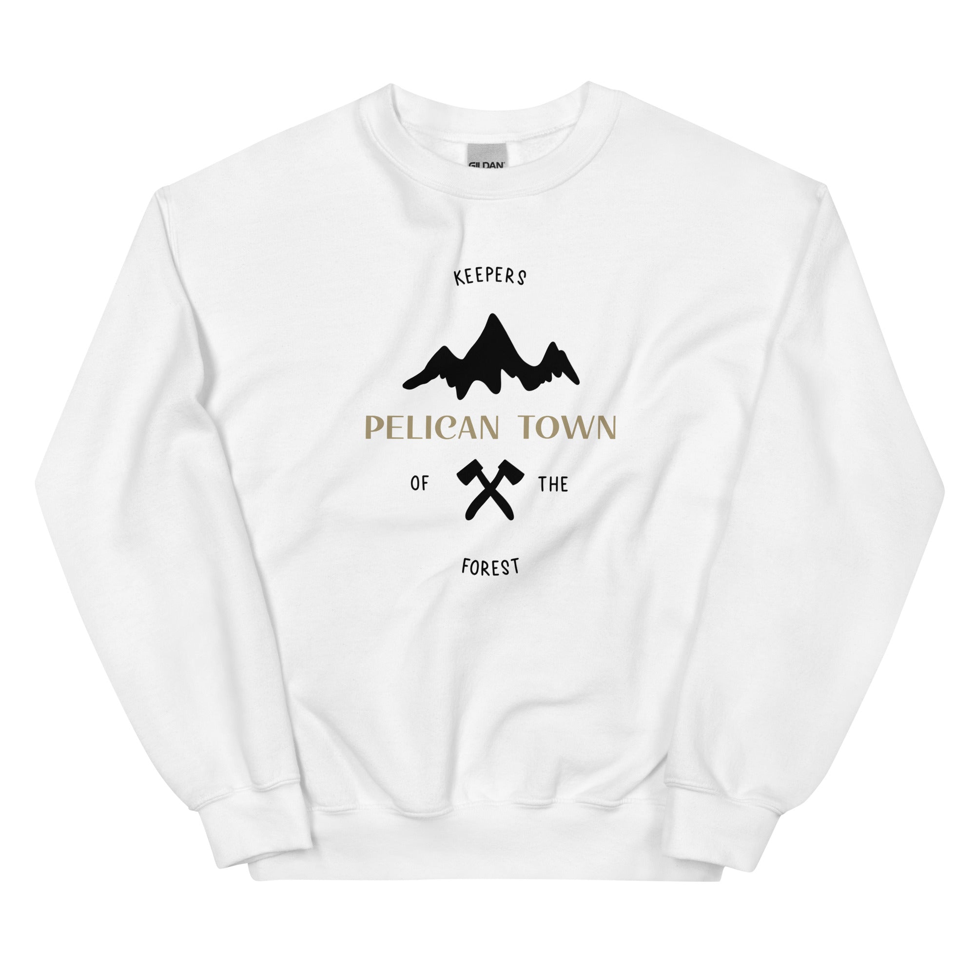 Pelican Town | Unisex Sweatshirt | Stardew Valley Threads and Thistles Inventory White S