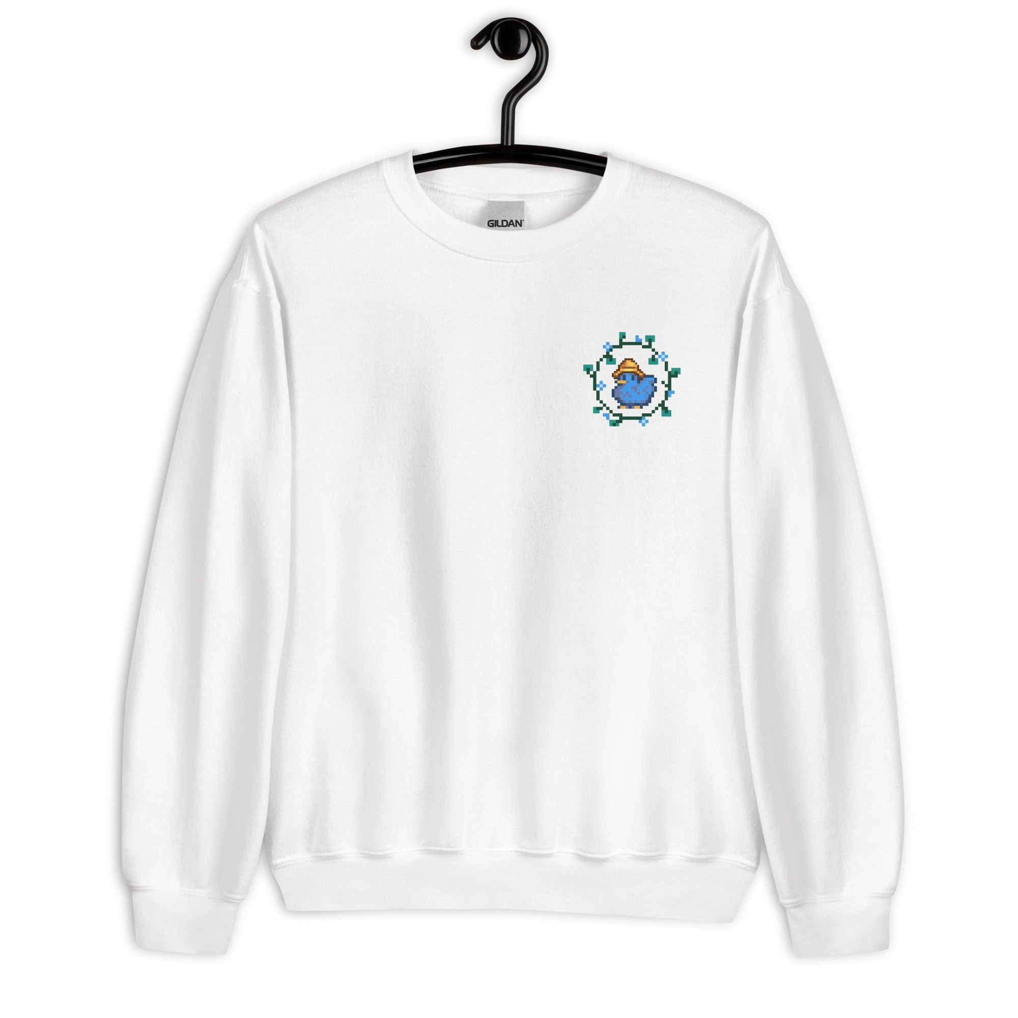 Blue Chicken | Unisex Sweatshirt | Stardew Valley Threads and Thistles Inventory
