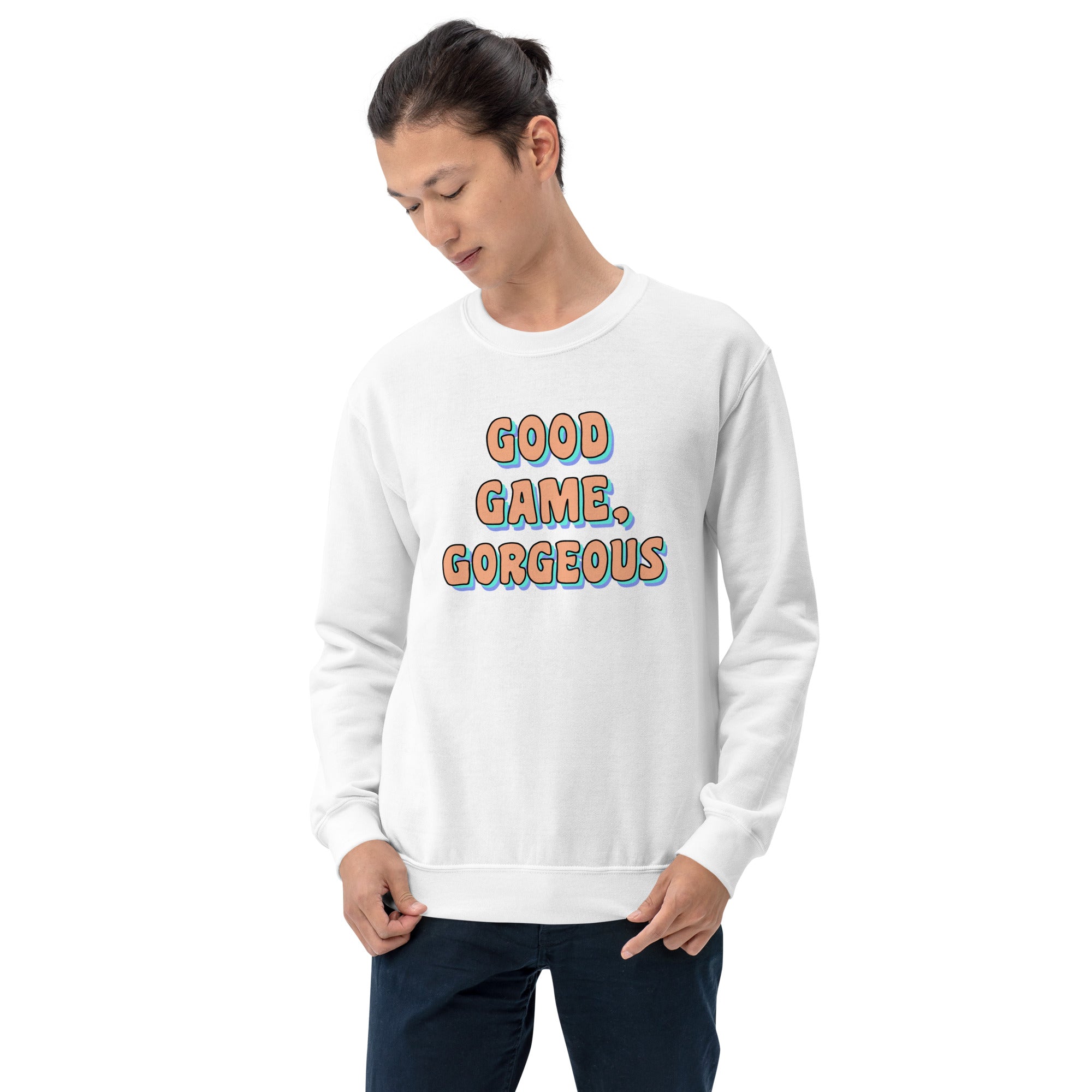 Good Game, Gorgeous | Unisex Sweatshirt Threads and Thistles Inventory