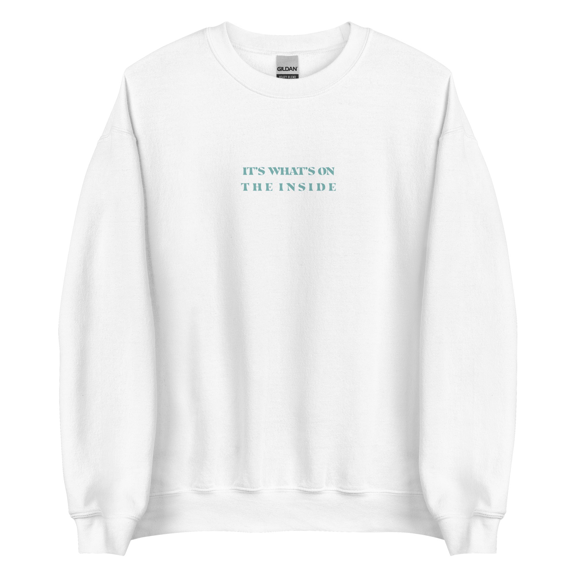 On The Inside | Unisex Sweatshirt Sweatshirt Threads and Thistles Inventory White S