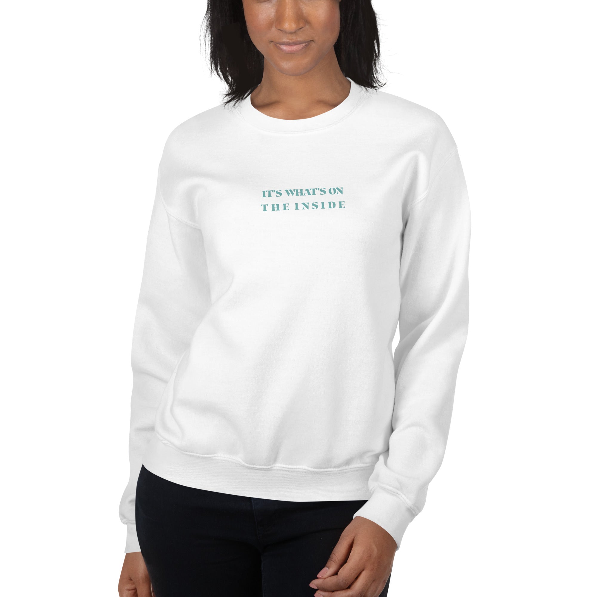 On The Inside | Unisex Sweatshirt Sweatshirt Threads and Thistles Inventory
