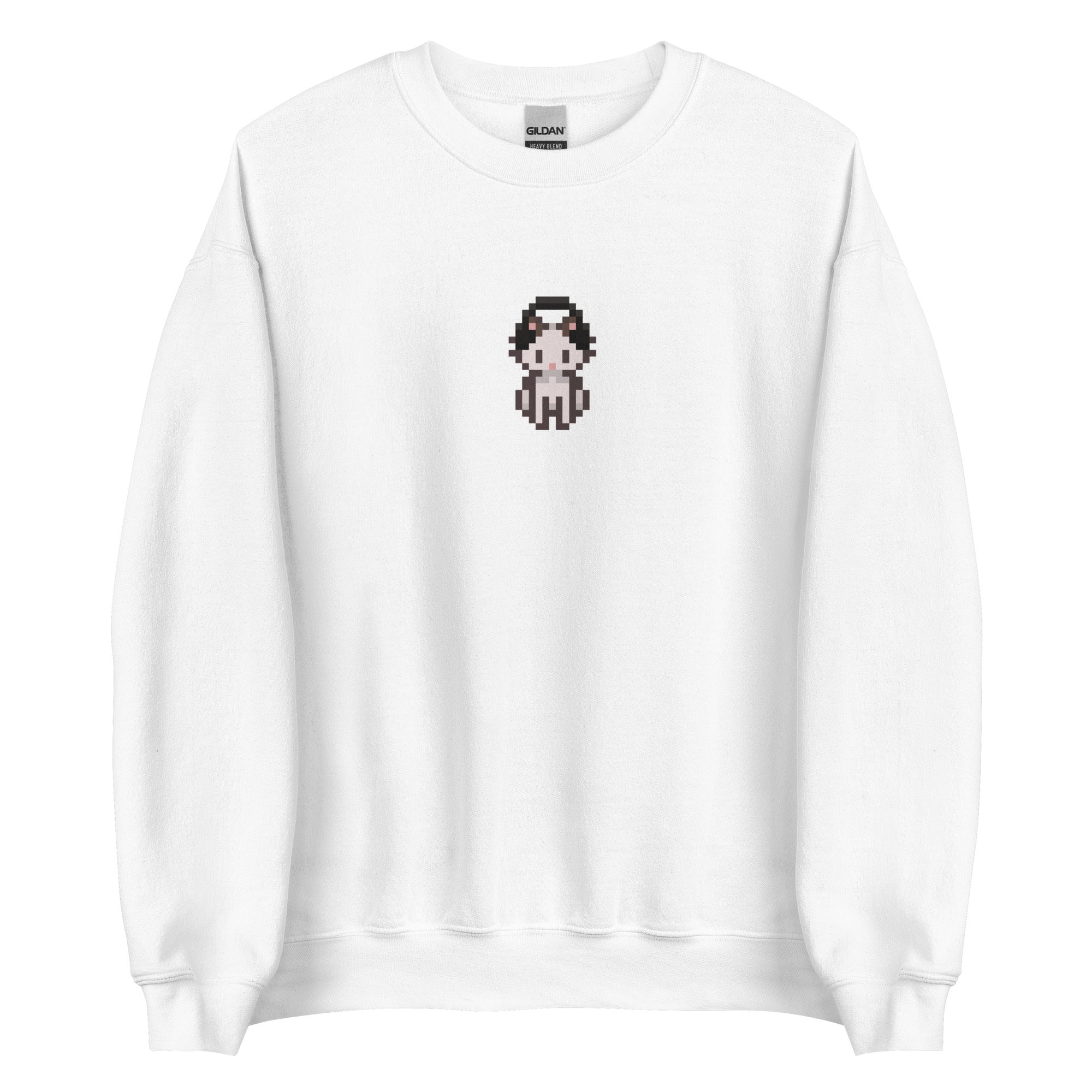 Gamer Kitty | Unisex Sweatshirt | Cozy Gamer Threads & Thistles Inventory White S