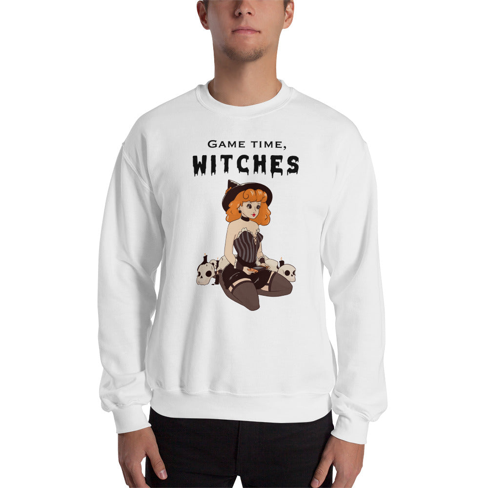 Game Time, Witches | Fall Unisex Sweatshirt Threads & Thistles Inventory