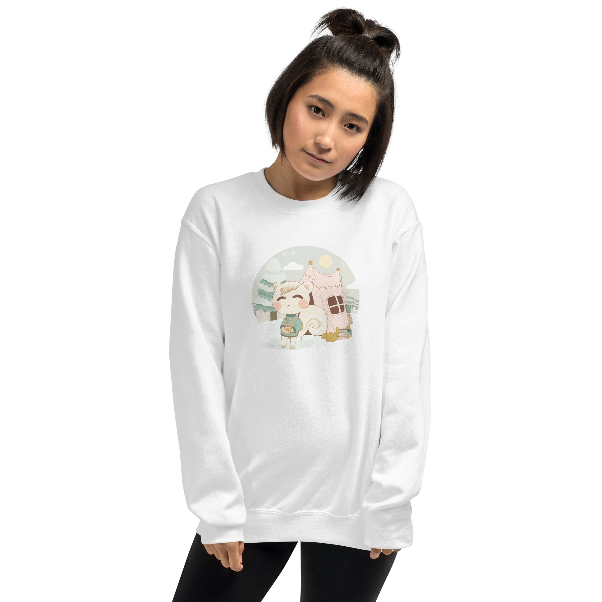 Marshal's Cozy Christmas | Cozy Gamer Animal Crossing | Unisex Sweatshirt Threads & Thistles Inventory 