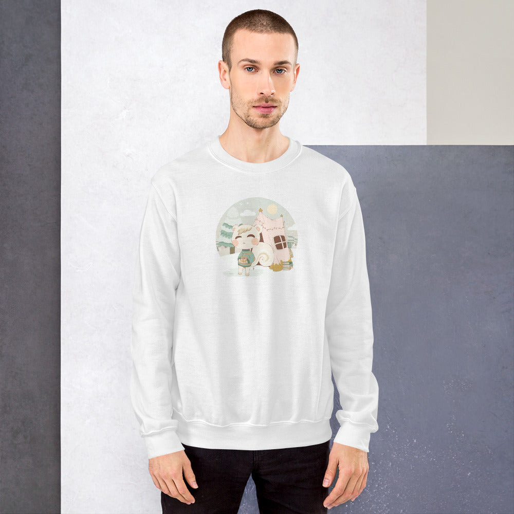 Marshal's Cozy Christmas | Cozy Gamer Animal Crossing | Unisex Sweatshirt Threads & Thistles Inventory