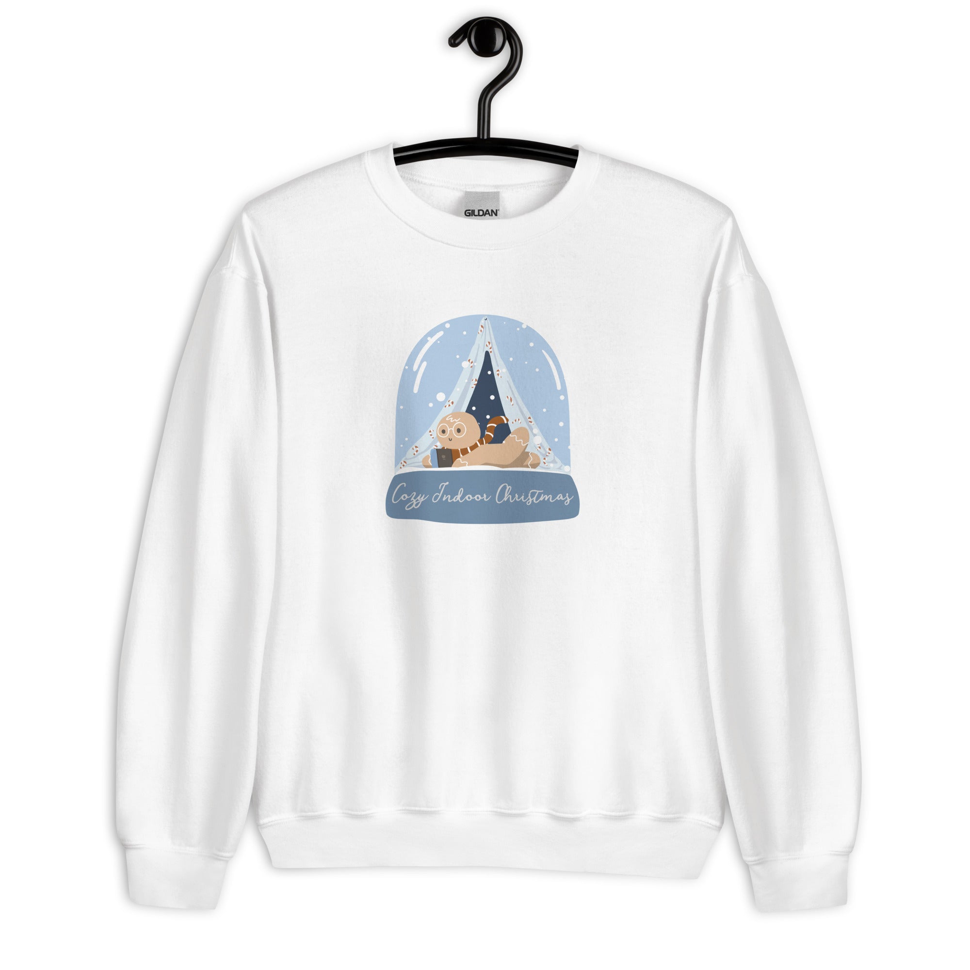 Gingy Christmas | Unisex Sweatshirt | Cozy Gamer Christmas Threads & Thistles Inventory