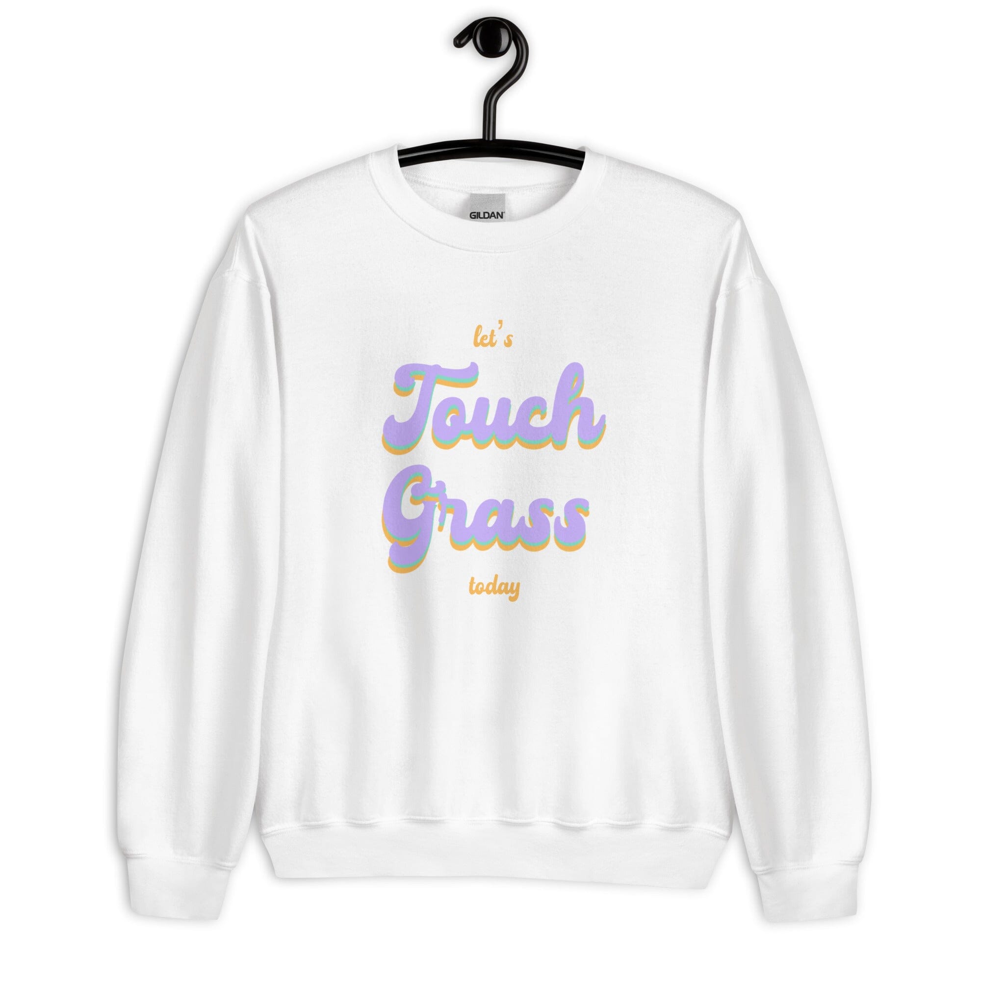 Touch Grass | Unisex Sweatshirt | Gamer Affirmations Threads & Thistles Inventory