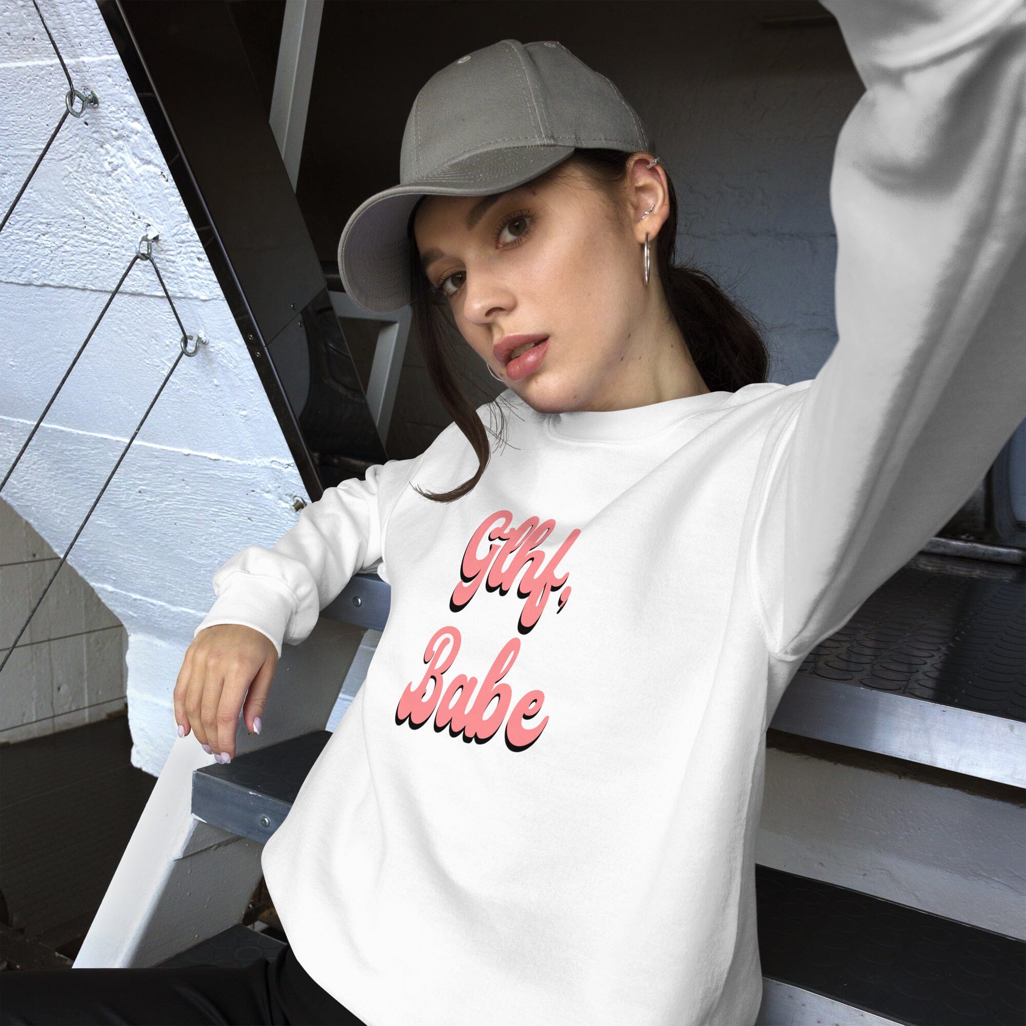GLHF, Babe | Unisex Sweatshirt | Gamer Affirmations Threads & Thistles Inventory