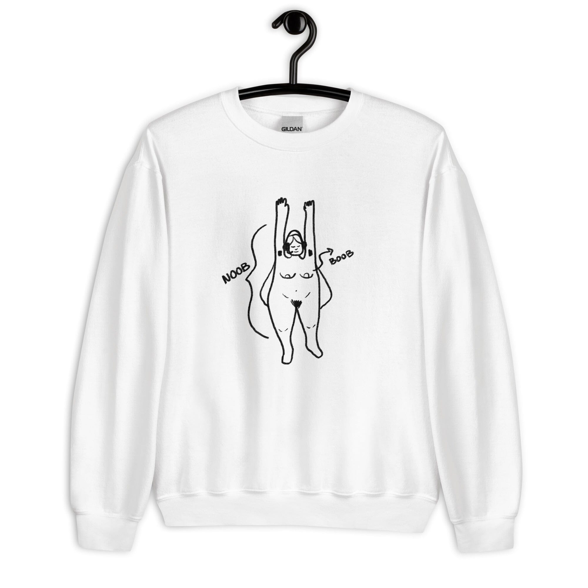 Noob Anatomy | Unisex Sweatshirt | Feminist gamer Threads & Thistles Inventory 