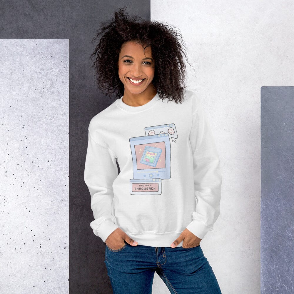 Time for a Throwback | Unisex Sweatshirt | Retro Gaming Threads & Thistles Inventory