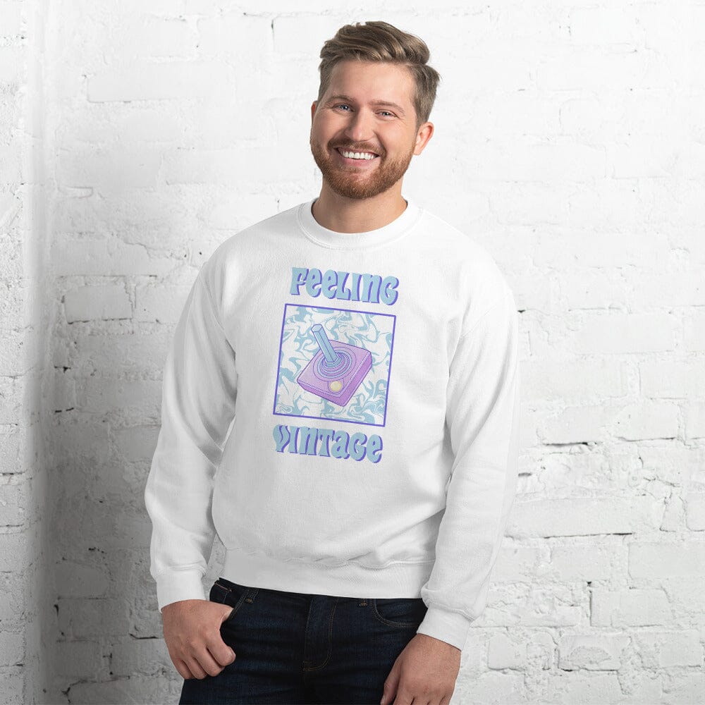 Feeling Vintage | Unisex Sweatshirt | Retro Gaming Threads & Thistles Inventory