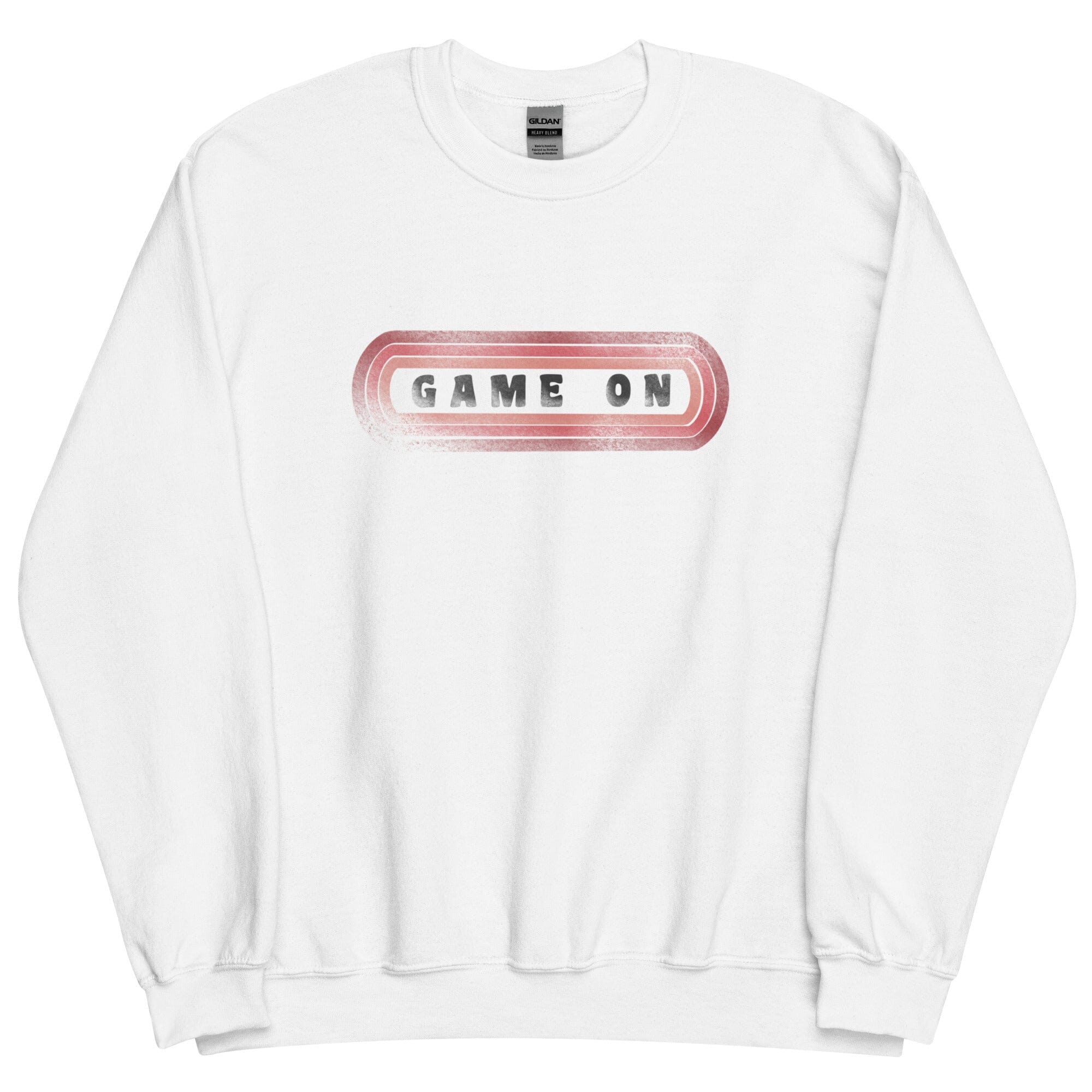 Game On | Unisex Sweatshirt | Retro Gaming Threads & Thistles Inventory White S