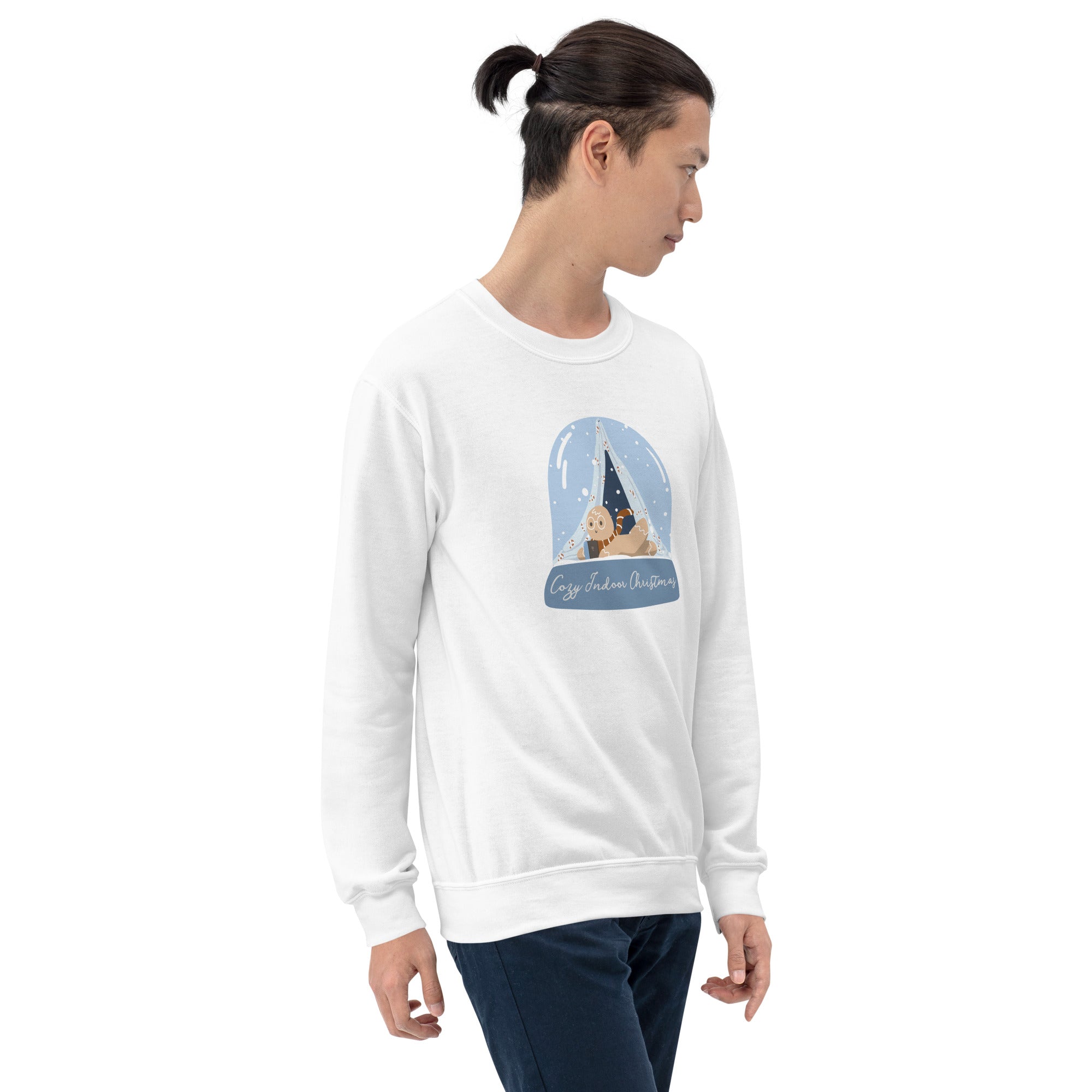 Gingy Christmas | Unisex Sweatshirt | Cozy Gamer Christmas Threads & Thistles Inventory