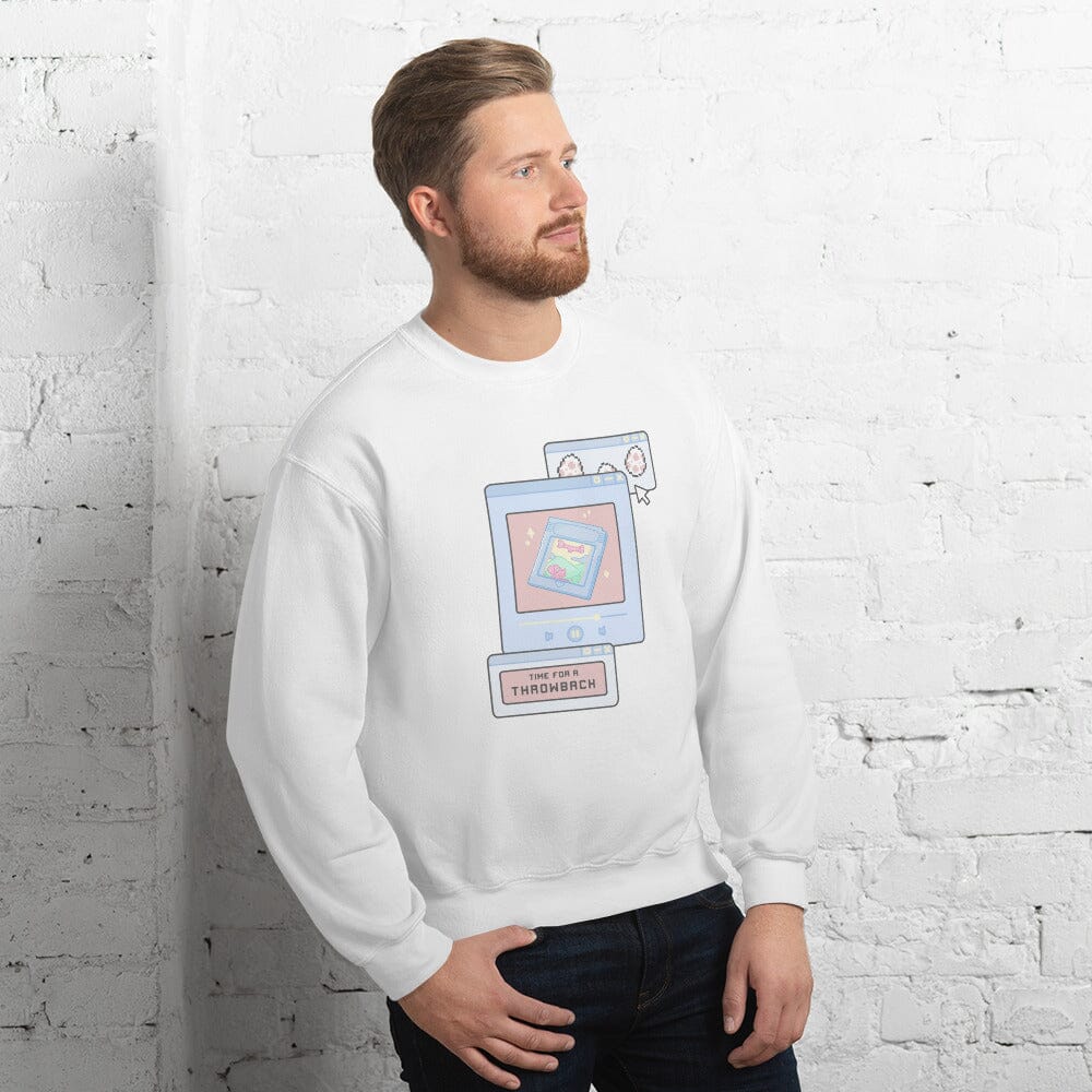 Time for a Throwback | Unisex Sweatshirt | Retro Gaming Threads & Thistles Inventory