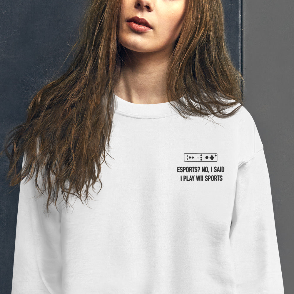 Wii Sports | Unisex Sweatshirt | Feminist Gamer Threads and Thistles Inventory