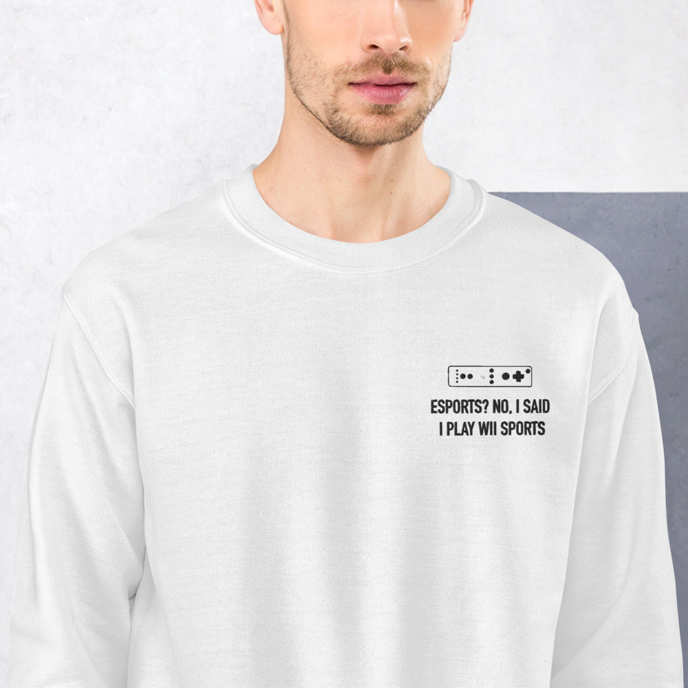 Wii Sports | Unisex Sweatshirt | Feminist Gamer Threads and Thistles Inventory