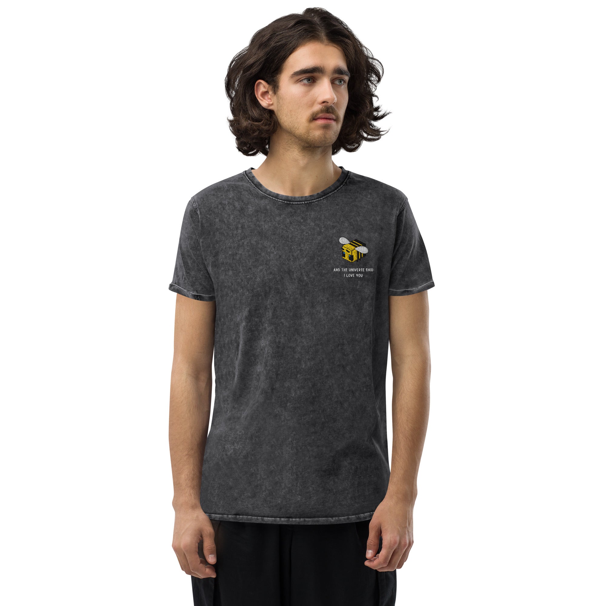 The Universe Said I Love You | Denim T-Shirt | Minecraft Threads and Thistles Inventory