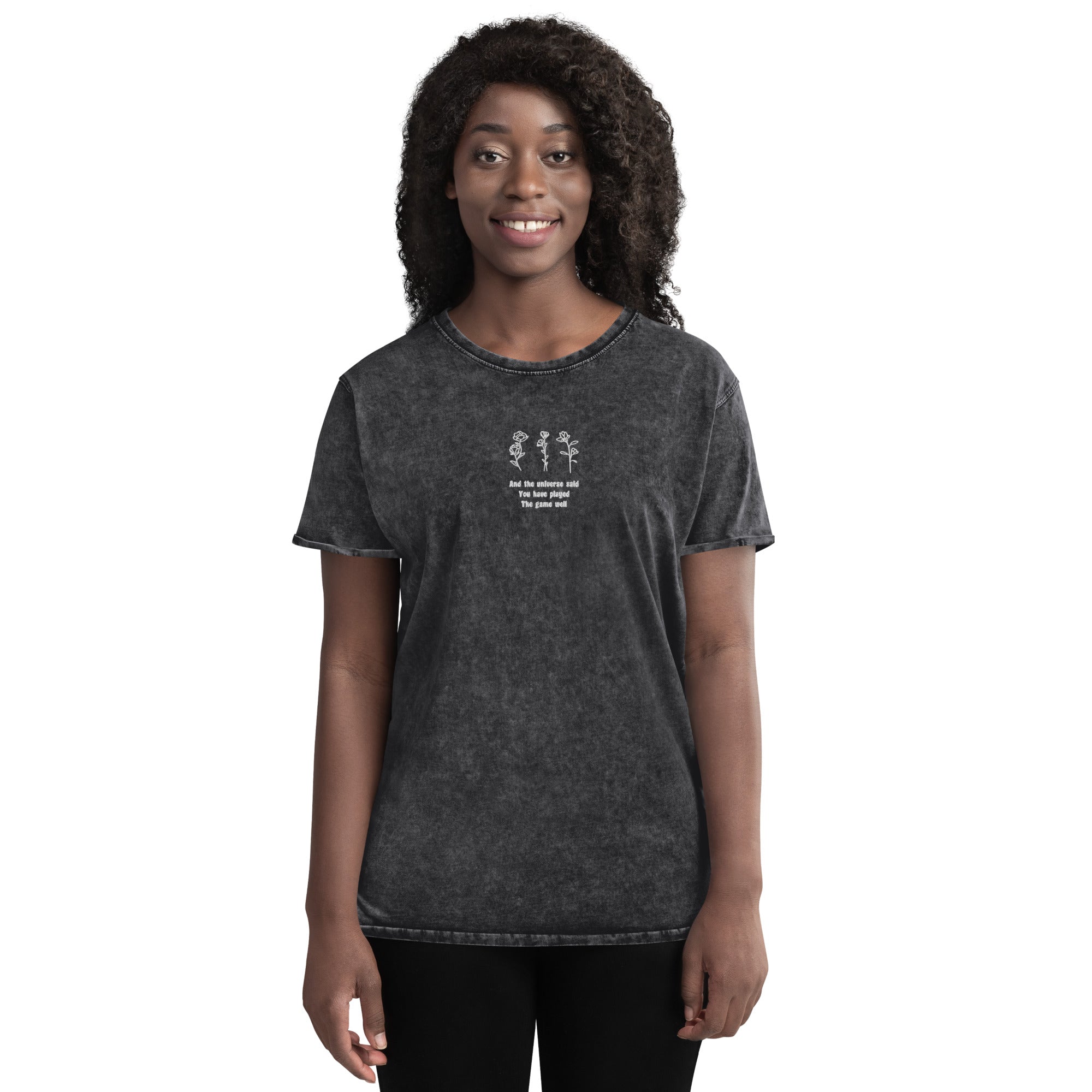 You Have Played the Game Well | Denim T-Shirt | Minecraft Threads and Thistles Inventory