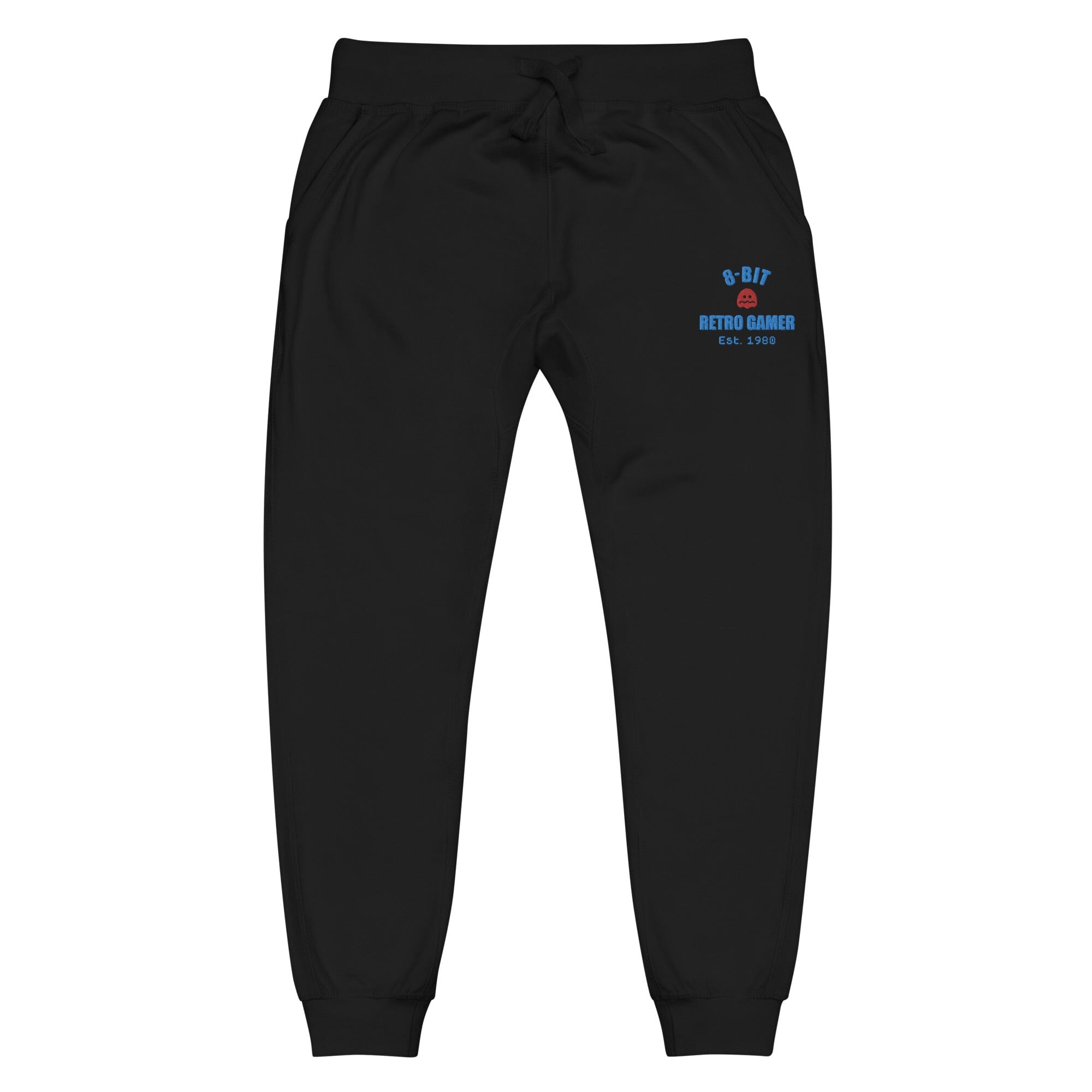 8-Bit Retro Gamer | Unisex fleece sweatpants | Retro Gaming Threads & Thistles Inventory Black XS