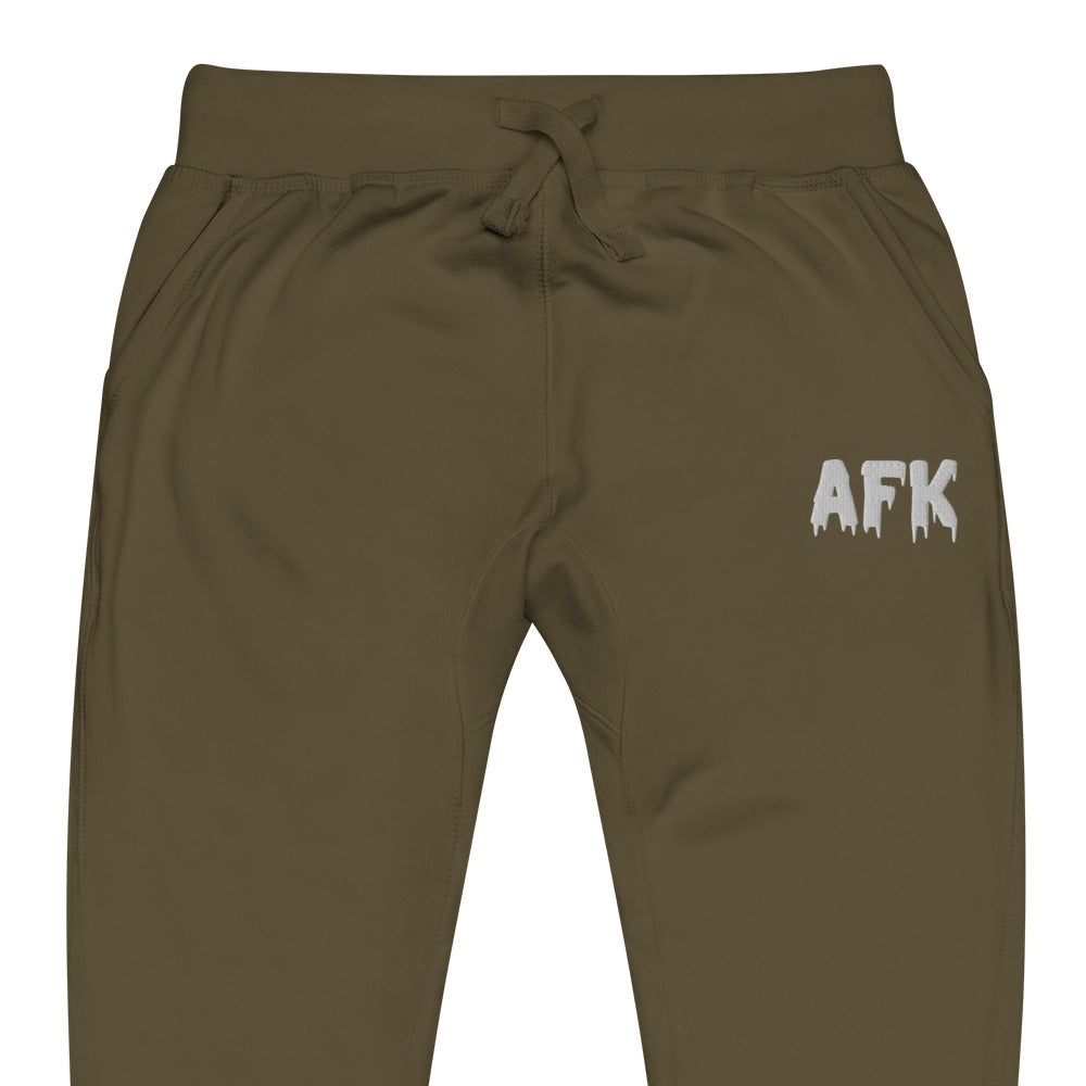 AFK | Unisex fleece sweatpants Sweatpants Threads & Thistles Inventory