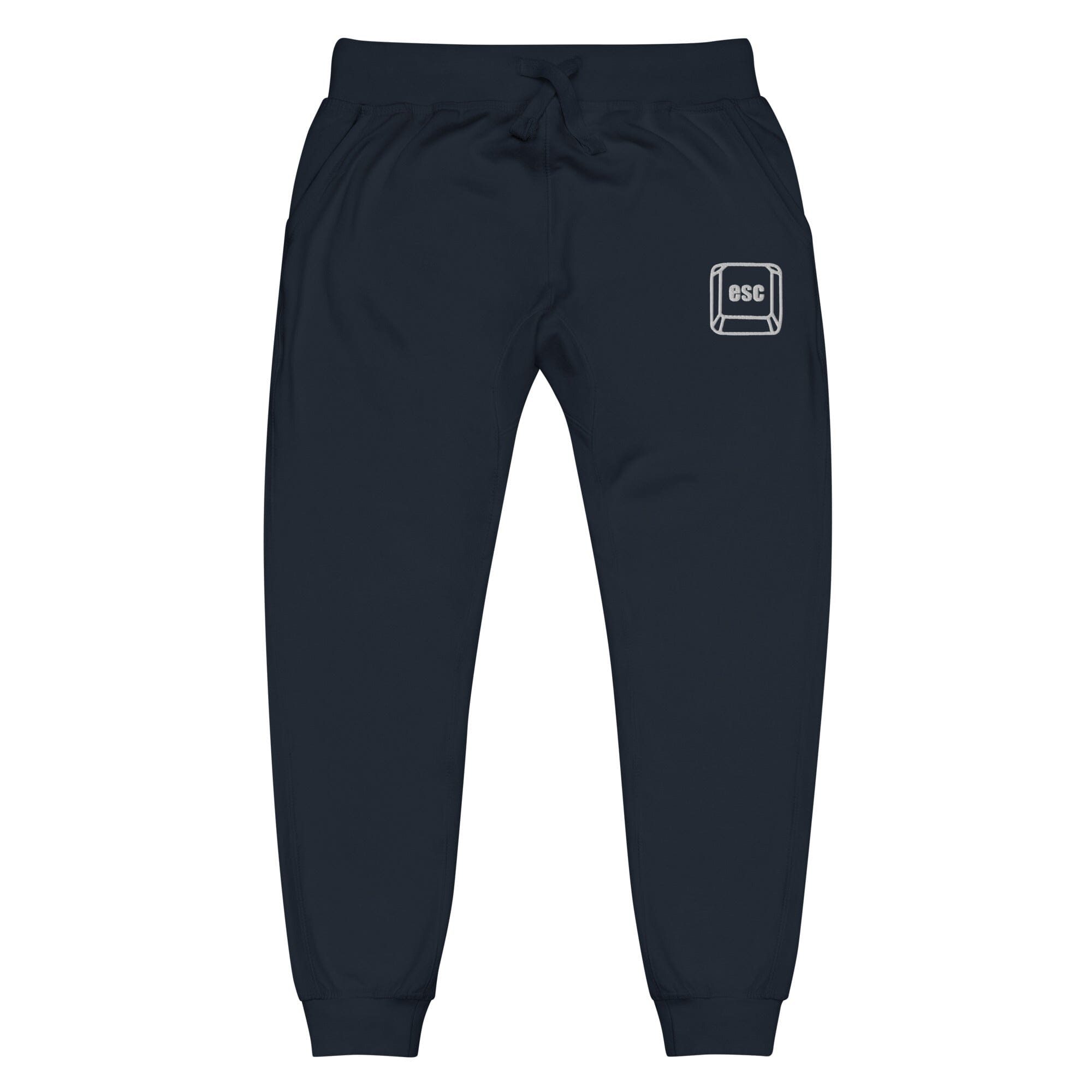 Escape Key | Unisex fleece sweatpants | Gamer Affirmations Threads & Thistles Inventory Navy Blazer XS 