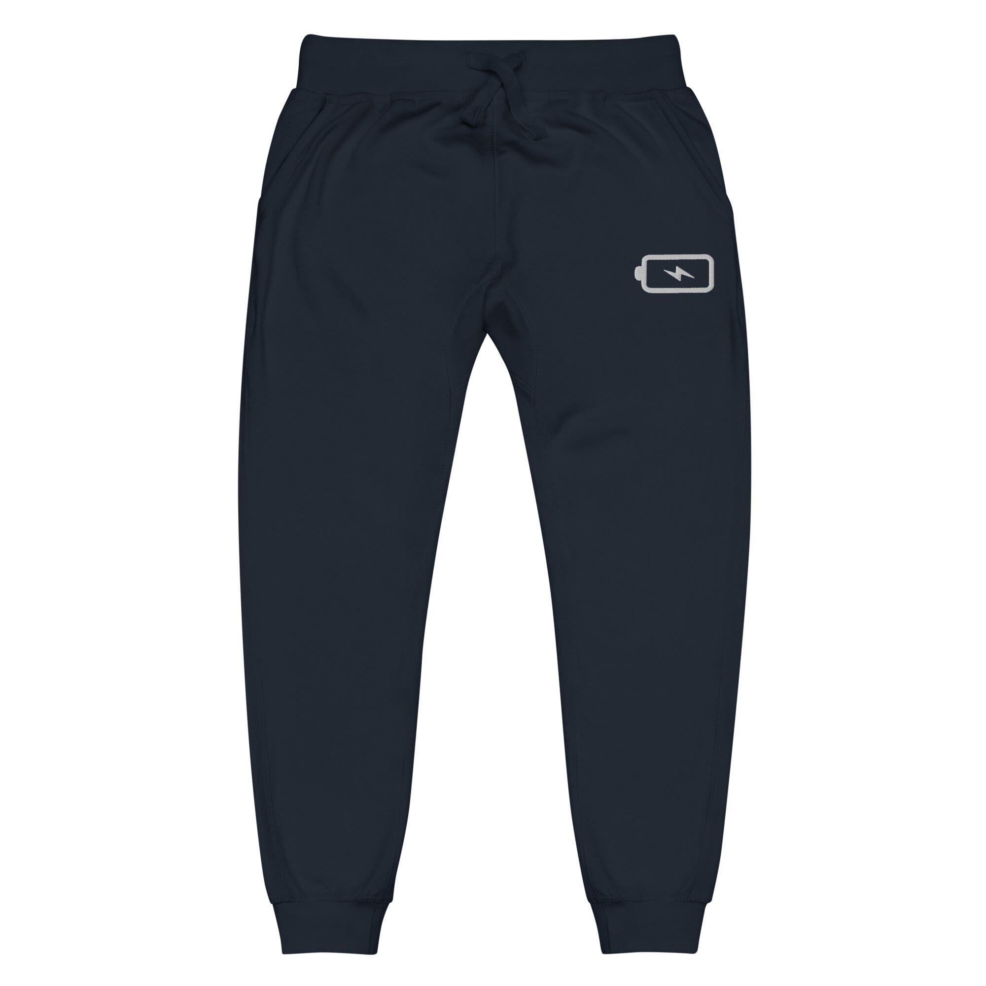 Battery Recharge | Unisex fleece sweatpants | Gamer Affirmations Threads & Thistles Inventory Navy Blazer XS
