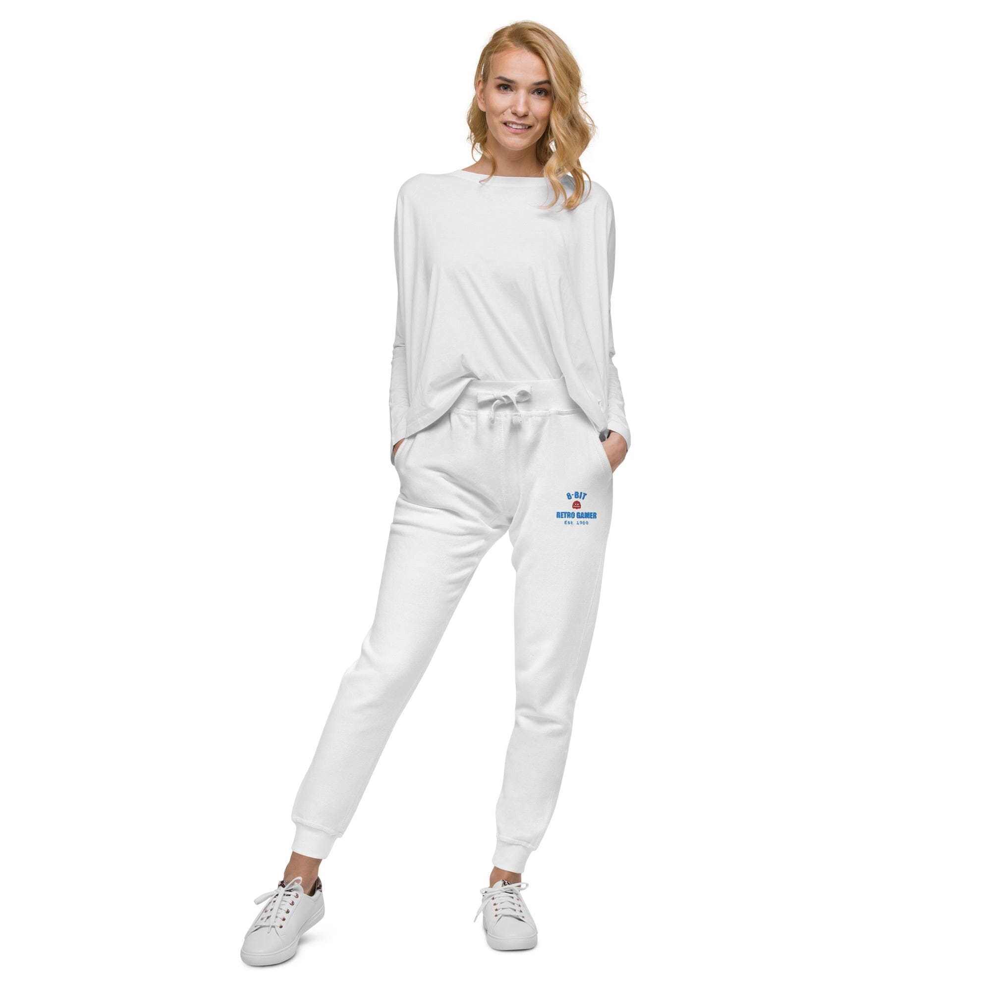 8-Bit Retro Gamer | Unisex fleece sweatpants | Retro Gaming Threads & Thistles Inventory