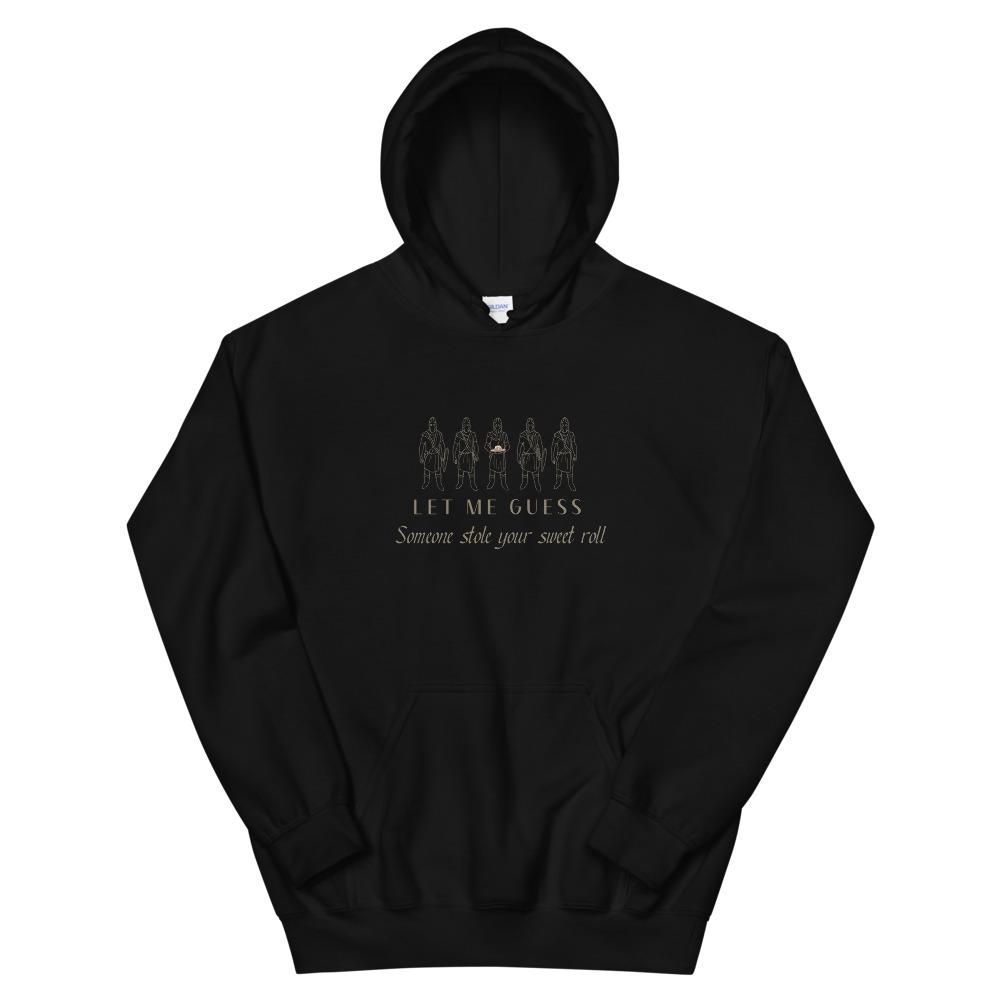 Sweet Roll | Unisex Hoodie | Skyrim Threads and Thistles Inventory Black S