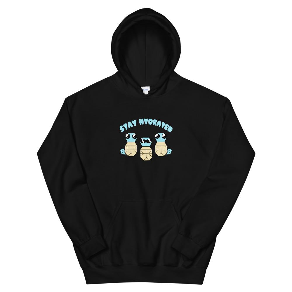 Stay Hydrated | Unisex Hoodie | Pokemon Threads and Thistles Inventory Black S