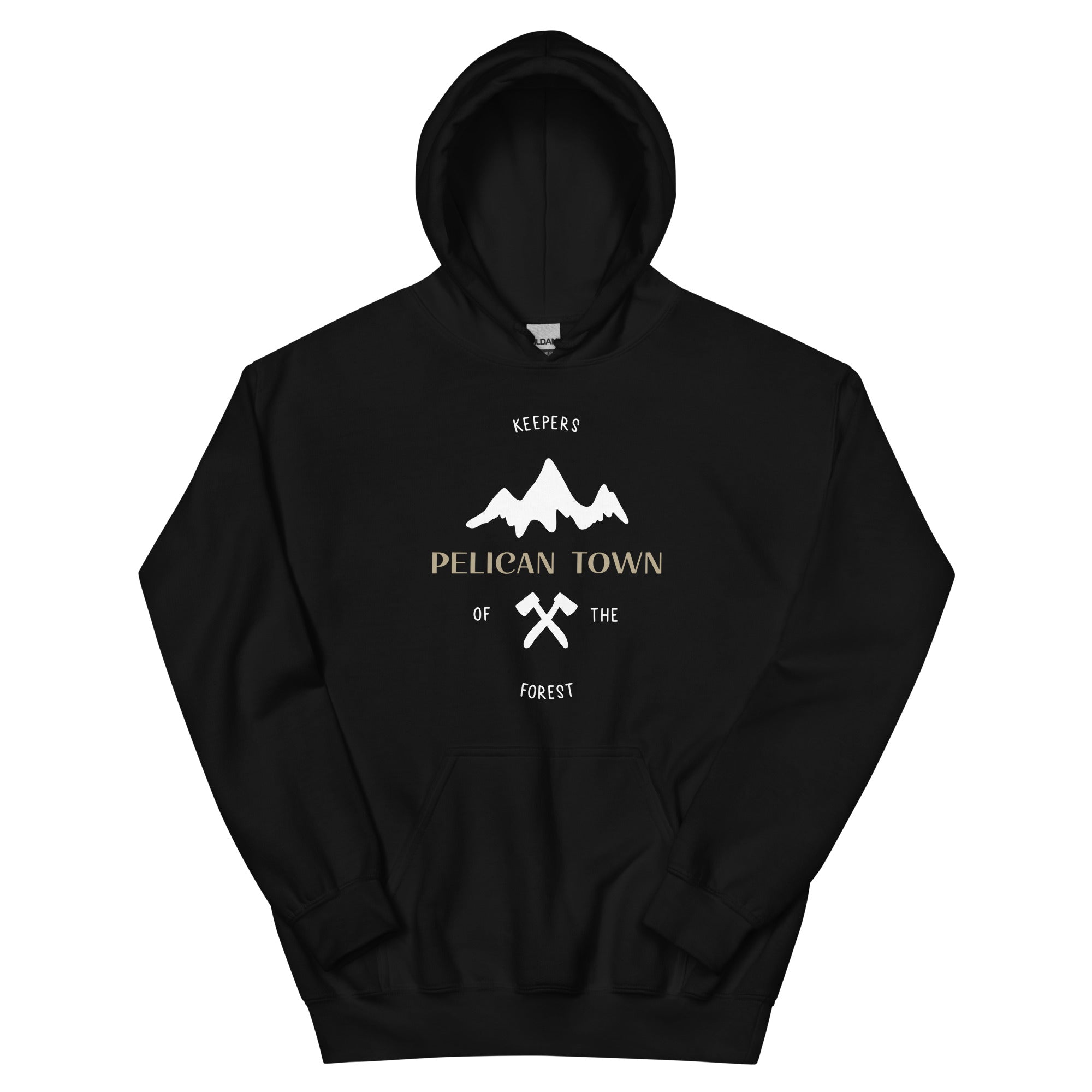 Pelican Town | Unisex Hoodie | Stardew Valley Threads and Thistles Inventory Black S