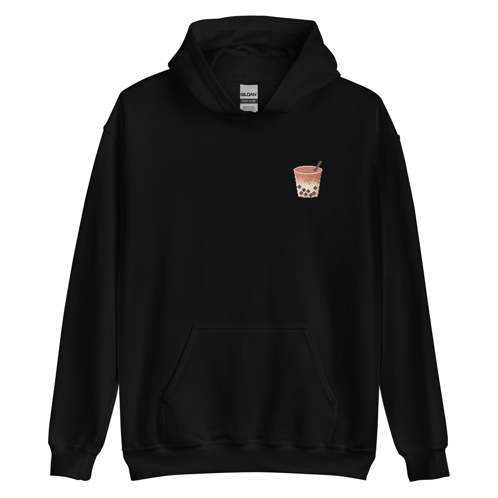 Pixel Boba | Unisex Hoodie | Cozy Gamer Threads and Thistles Inventory Black S