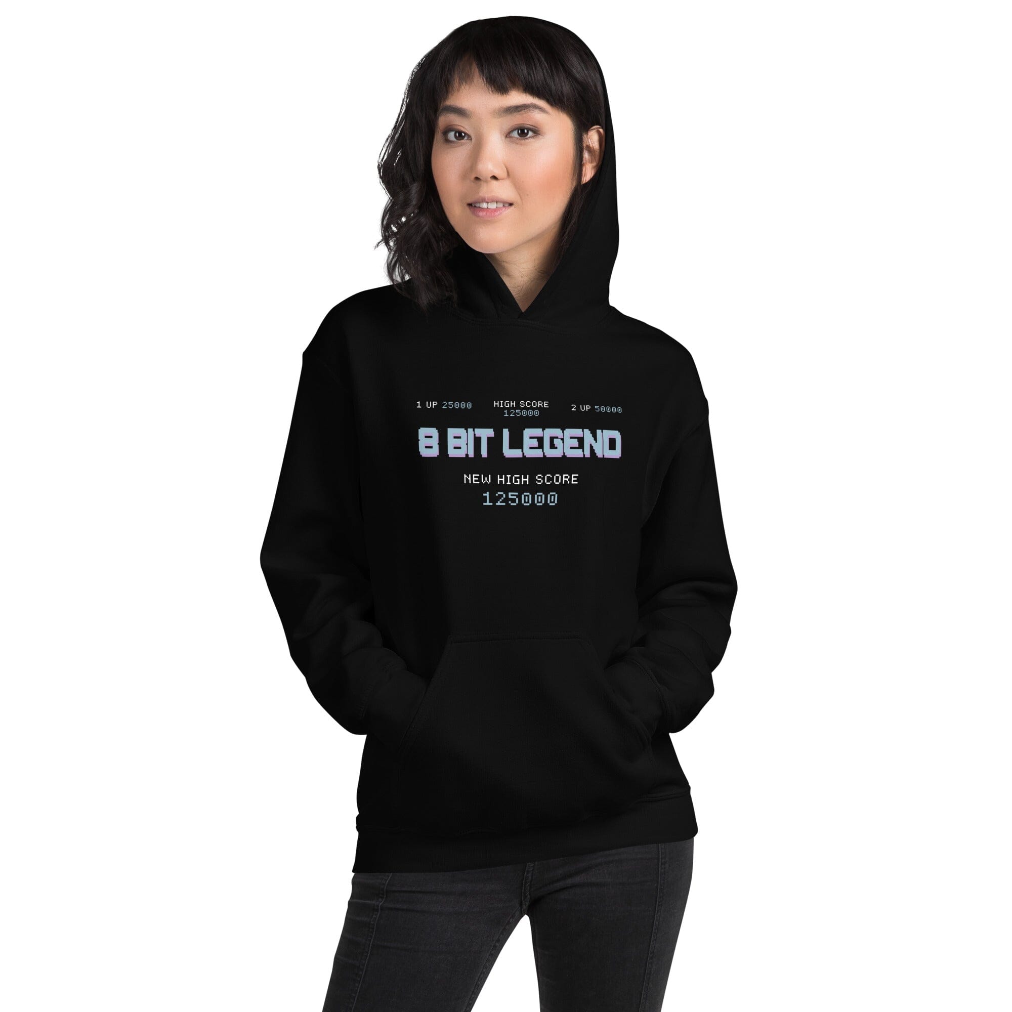 8-Bit Legend | Unisex Hoodie | Retro Gaming Threads & Thistles Inventory 