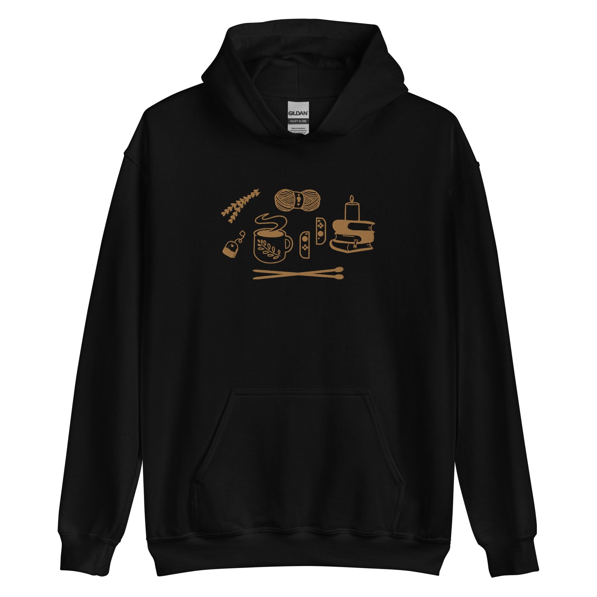 Cozy Hobbies | Unisex Hoodie | Cozy Gamer Threads & Thistles Inventory Black S