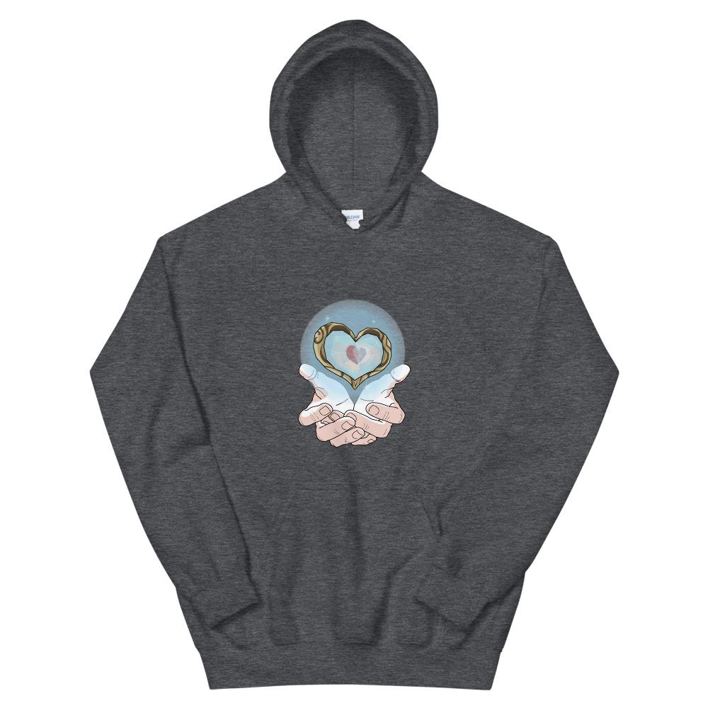 Piece of Heart | Unisex Hoodie | The Legend of Zelda Threads and Thistles Inventory Dark Heather S