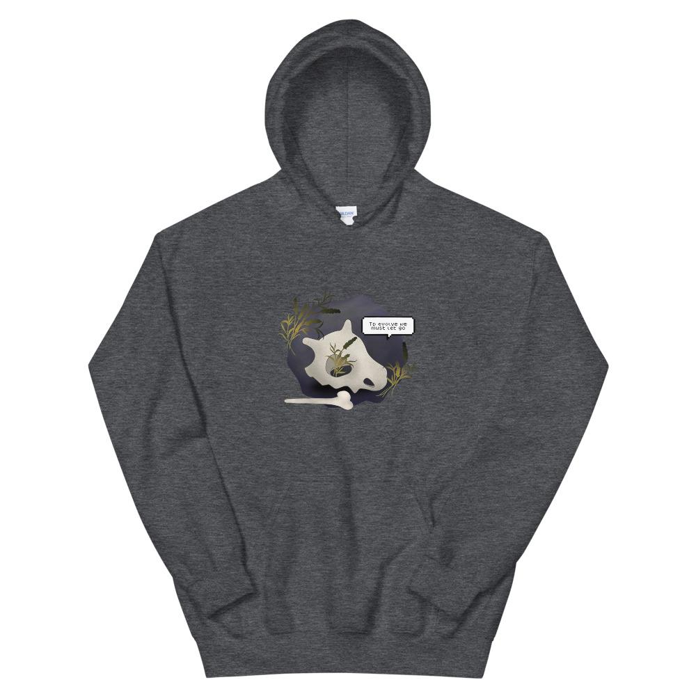 To Evolve | Unisex Hoodie | Pokemon Threads and Thistles Inventory Dark Heather 4XL