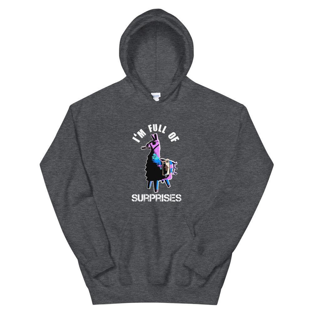 Full of Surprises | Unisex Hoodie | Fortnite Threads and Thistles Inventory Dark Heather S