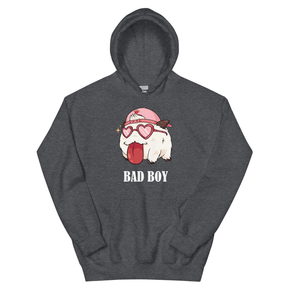 Bad Boy Unisex Hoodie | League of Legends Threads and Thistles Inventory Dark Heather S