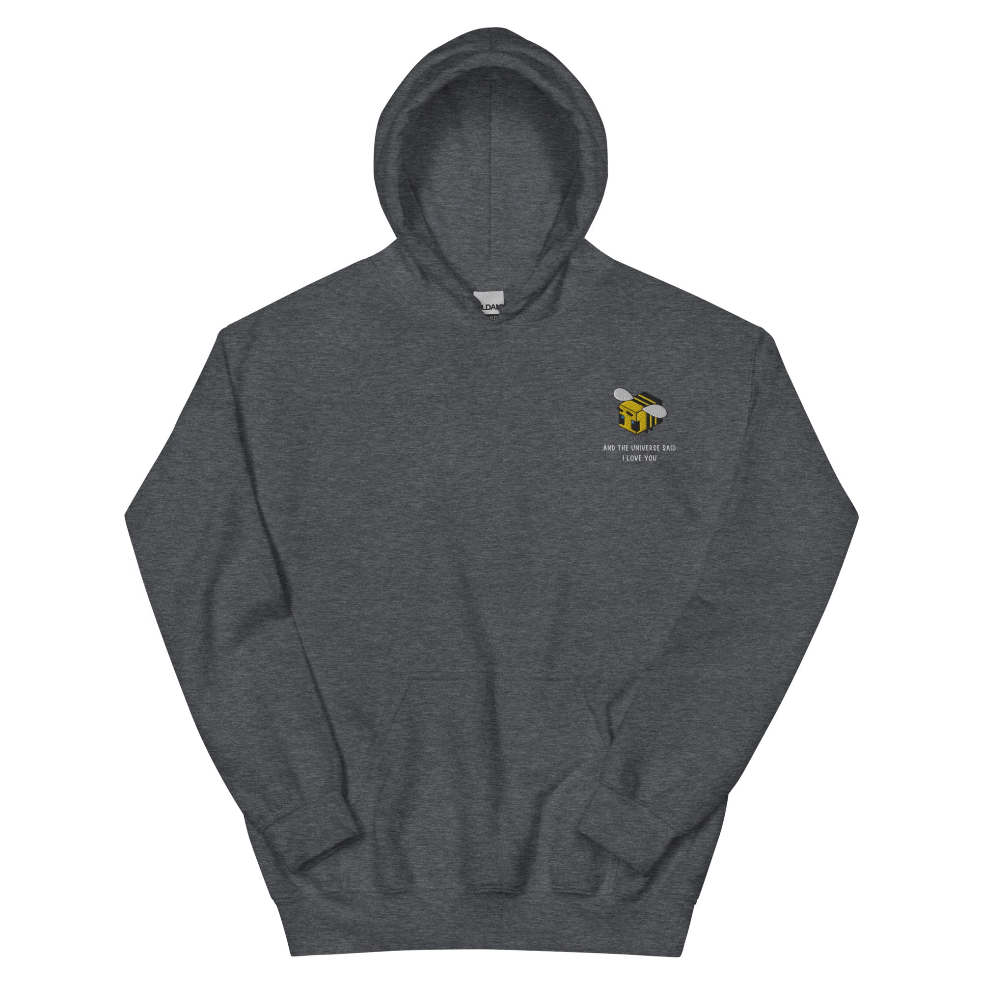 The Universe Said I Love You | Unisex Hoodie | Minecraft Threads and Thistles Inventory Dark Heather S
