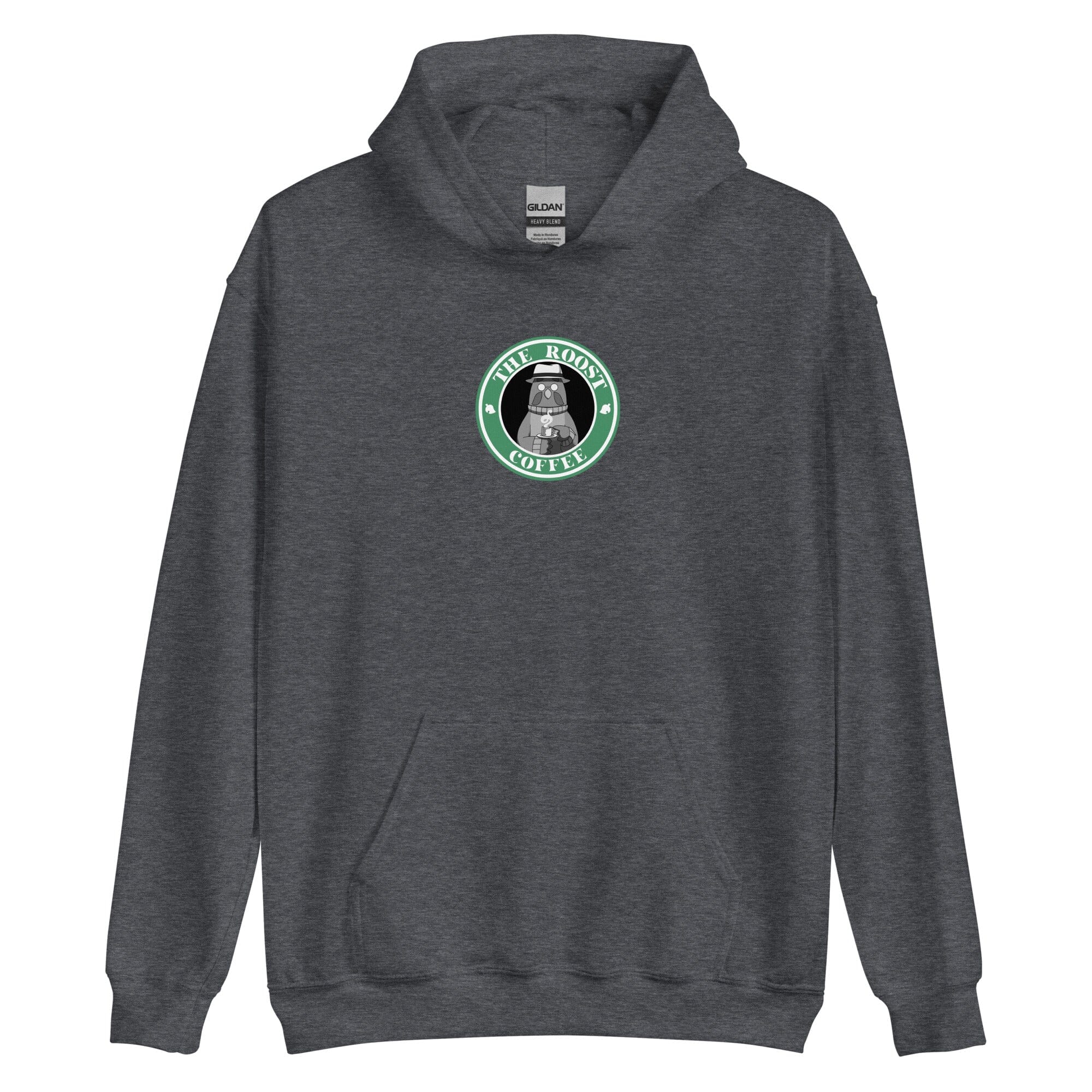 The Roost Coffee | Unisex Hoodie | Animal Crossing Hoodie Threads and Thistles Inventory Dark Heather S