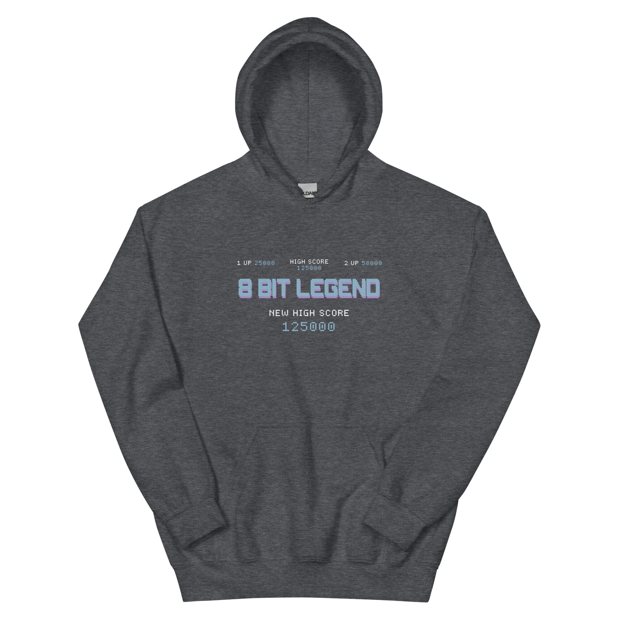 8-Bit Legend | Unisex Hoodie | Retro Gaming Threads & Thistles Inventory Dark Heather S