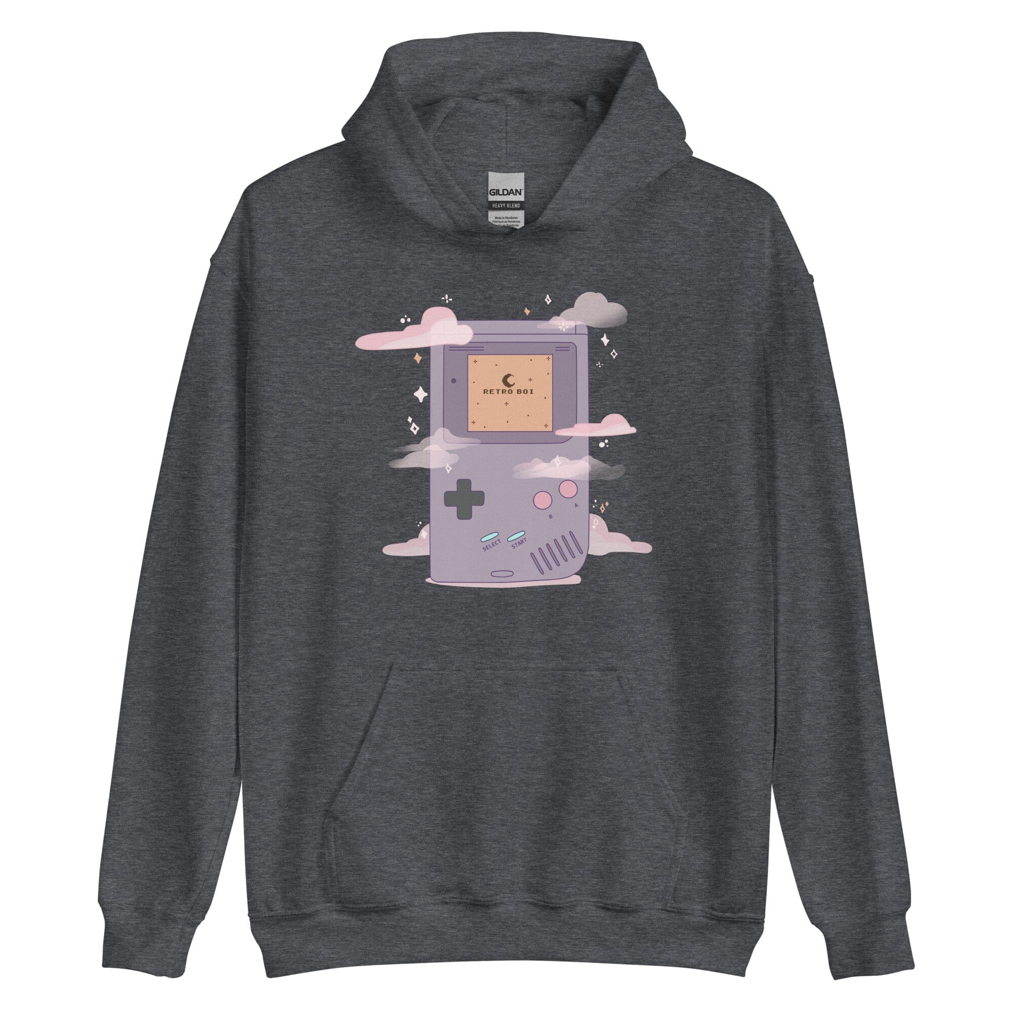 Retro Boi | Unisex Hoodie | Retro Gaming Threads & Thistles Inventory Dark Heather S