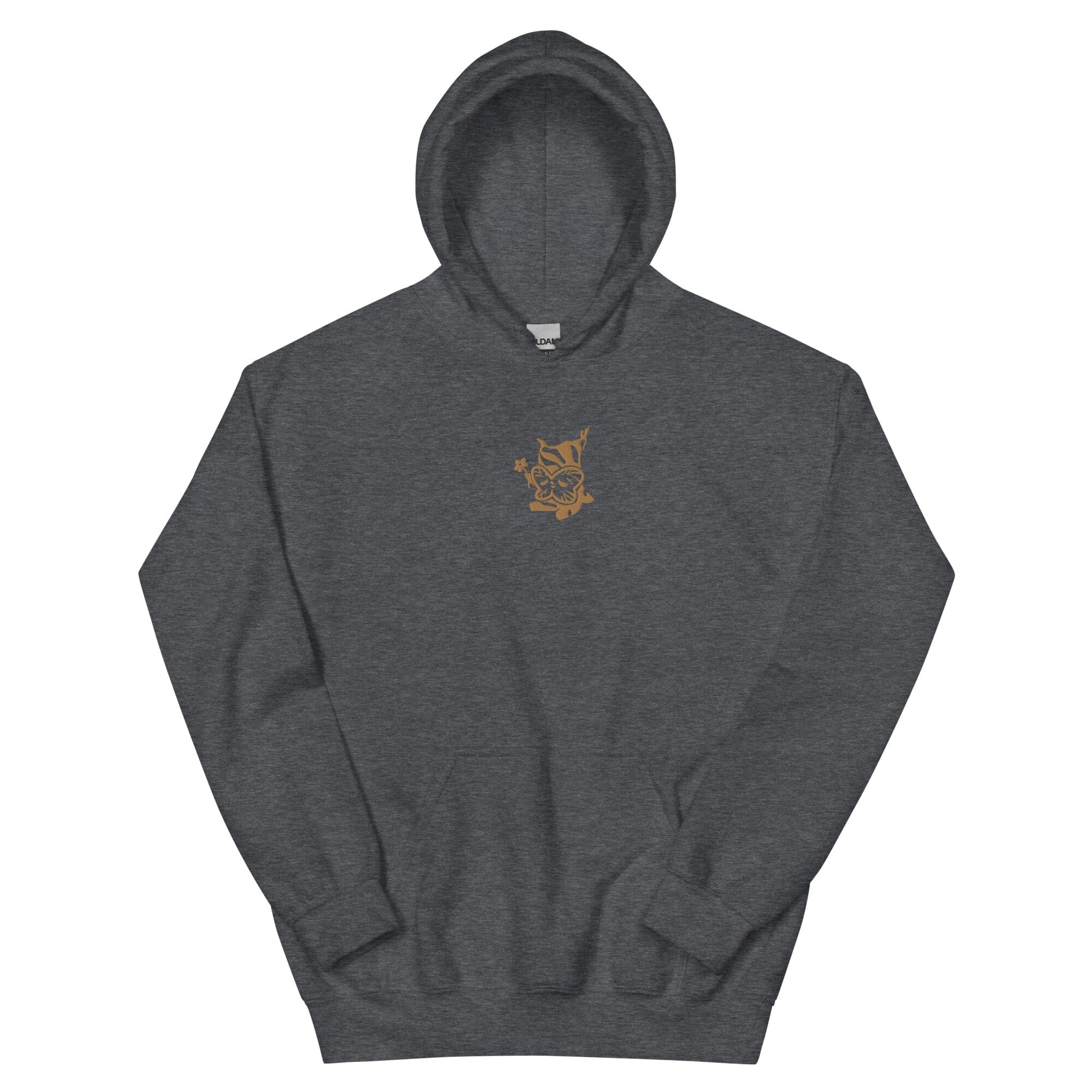 Golden Korok | Embroidered Unisex Hoodie | The Legend of Zelda Threads & Thistles Inventory Dark Heather S