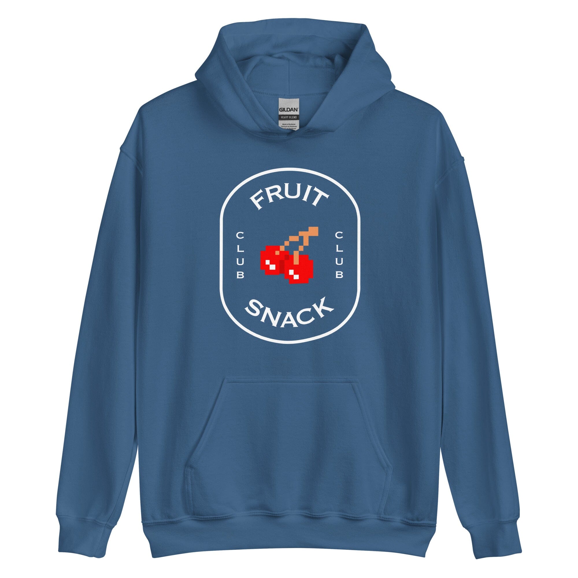 Fruit Snack Club | Unisex Hoodie | Retro Gaming Threads & Thistles Inventory Indigo Blue S